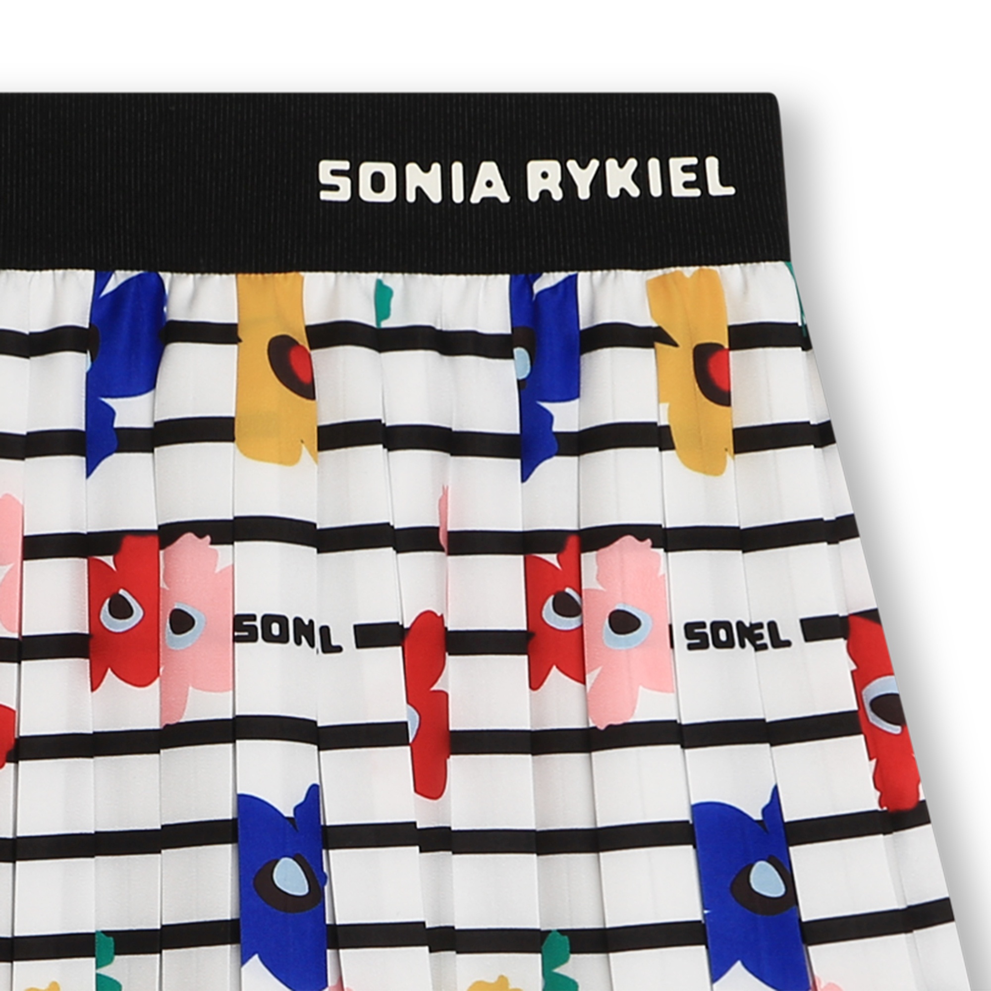 Jupe longue plissée imprimée SONIA RYKIEL pour FILLE