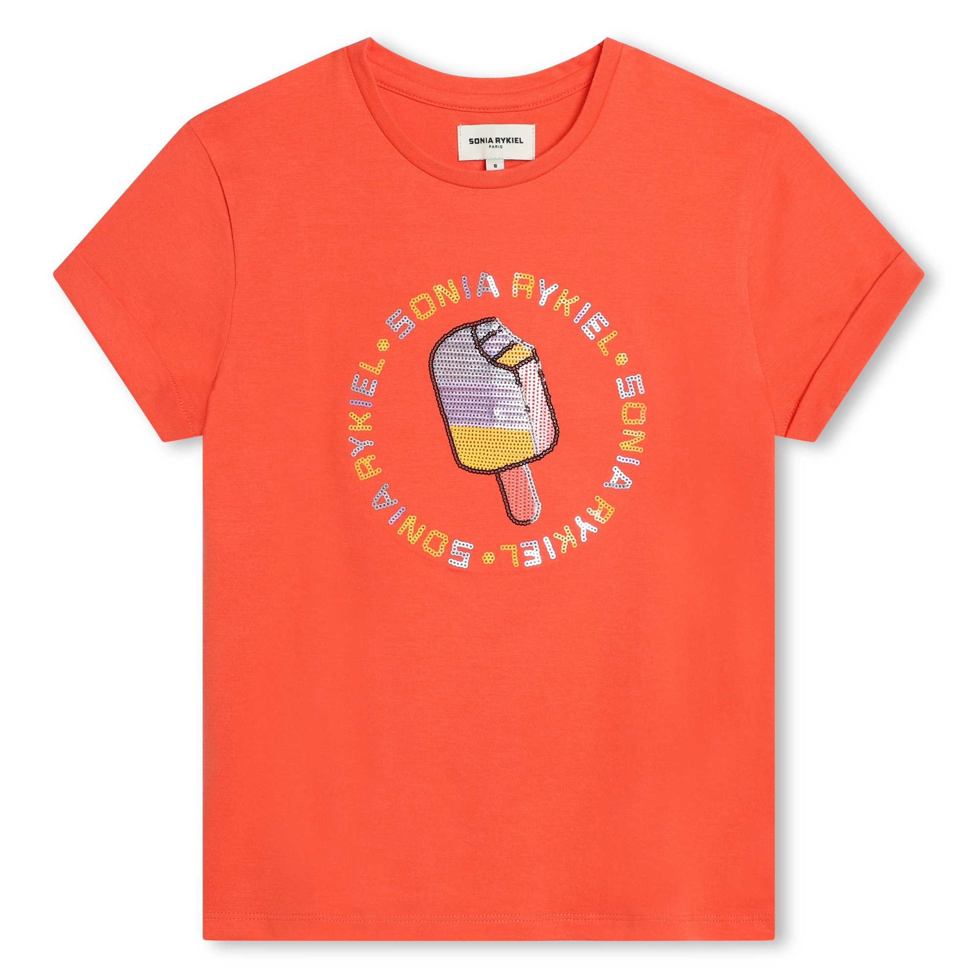 Printed sequin T-shirt SONIA RYKIEL for GIRL