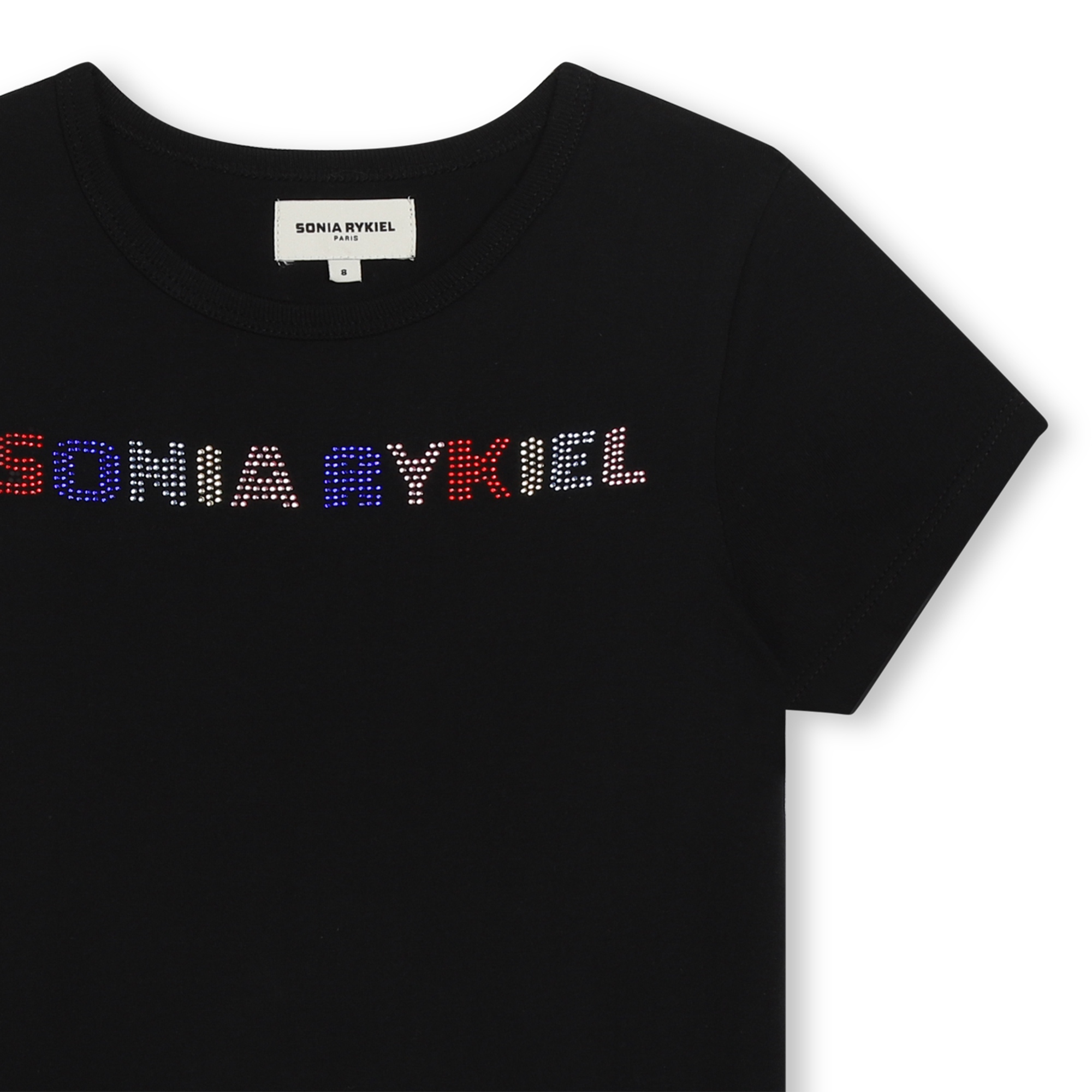 T-shirt illustration en strass SONIA RYKIEL pour FILLE