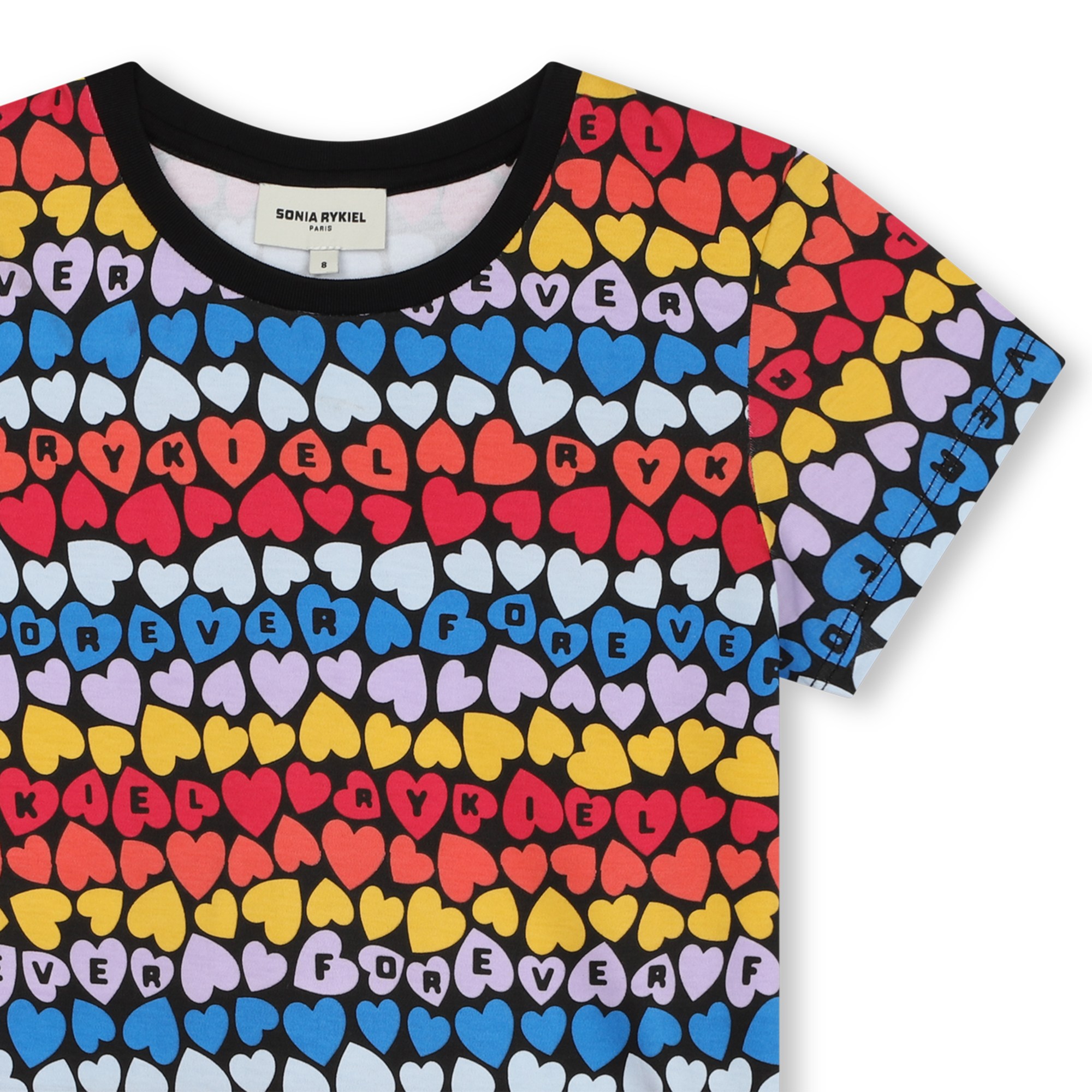 Heart print T-shirt SONIA RYKIEL for GIRL