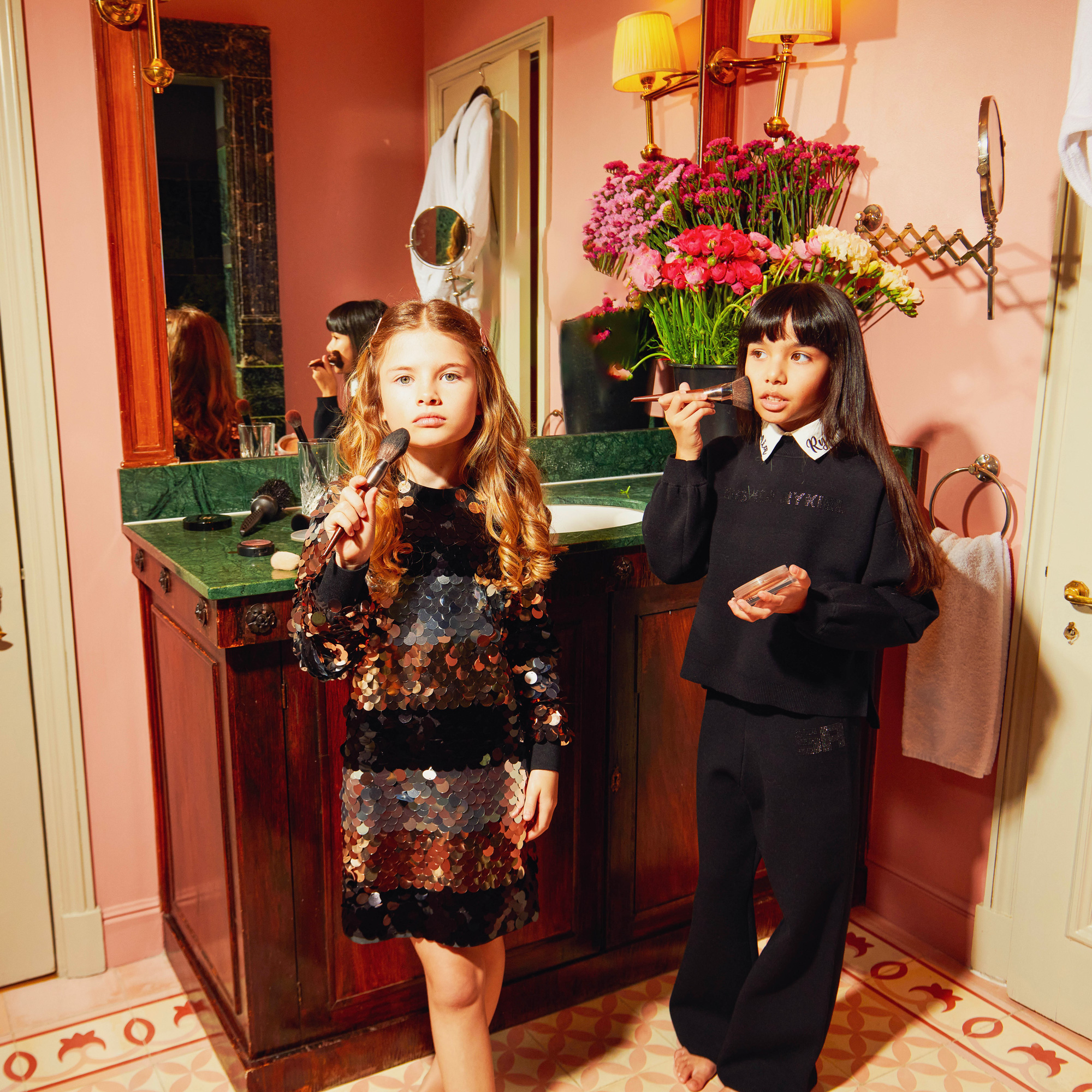 Abito cerimonia in paillettes SONIA RYKIEL Per BAMBINA