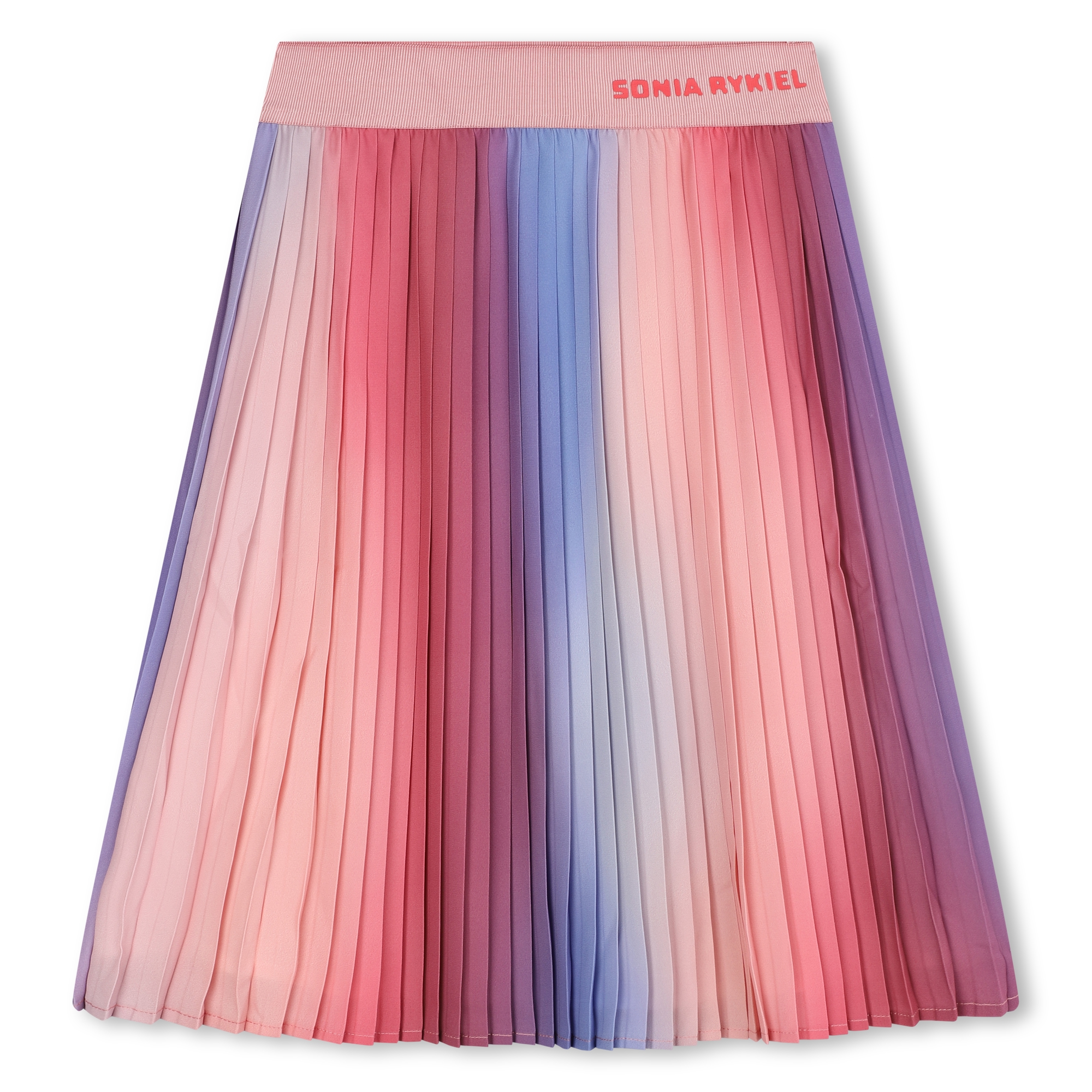 Pleated and printed skirt SONIA RYKIEL for GIRL