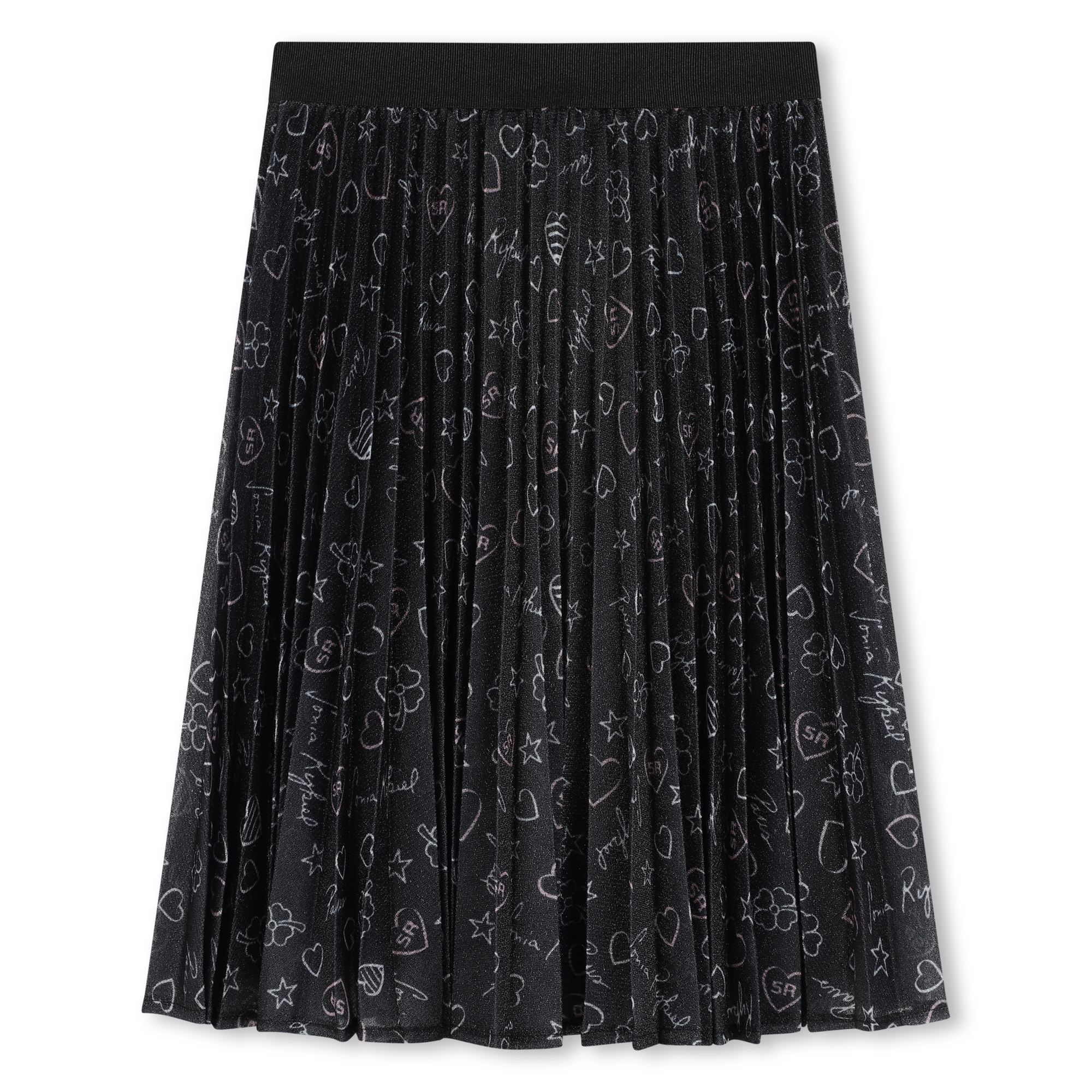 Pleated printed skirt SONIA RYKIEL for GIRL