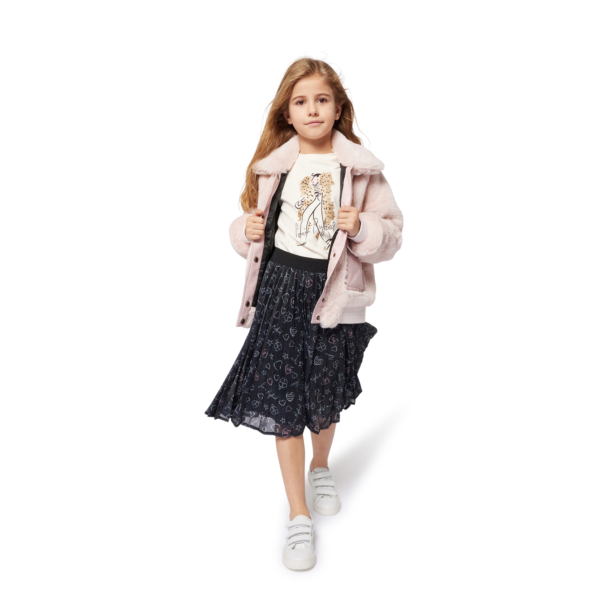 Gonna plissettata stampata SONIA RYKIEL Per BAMBINA