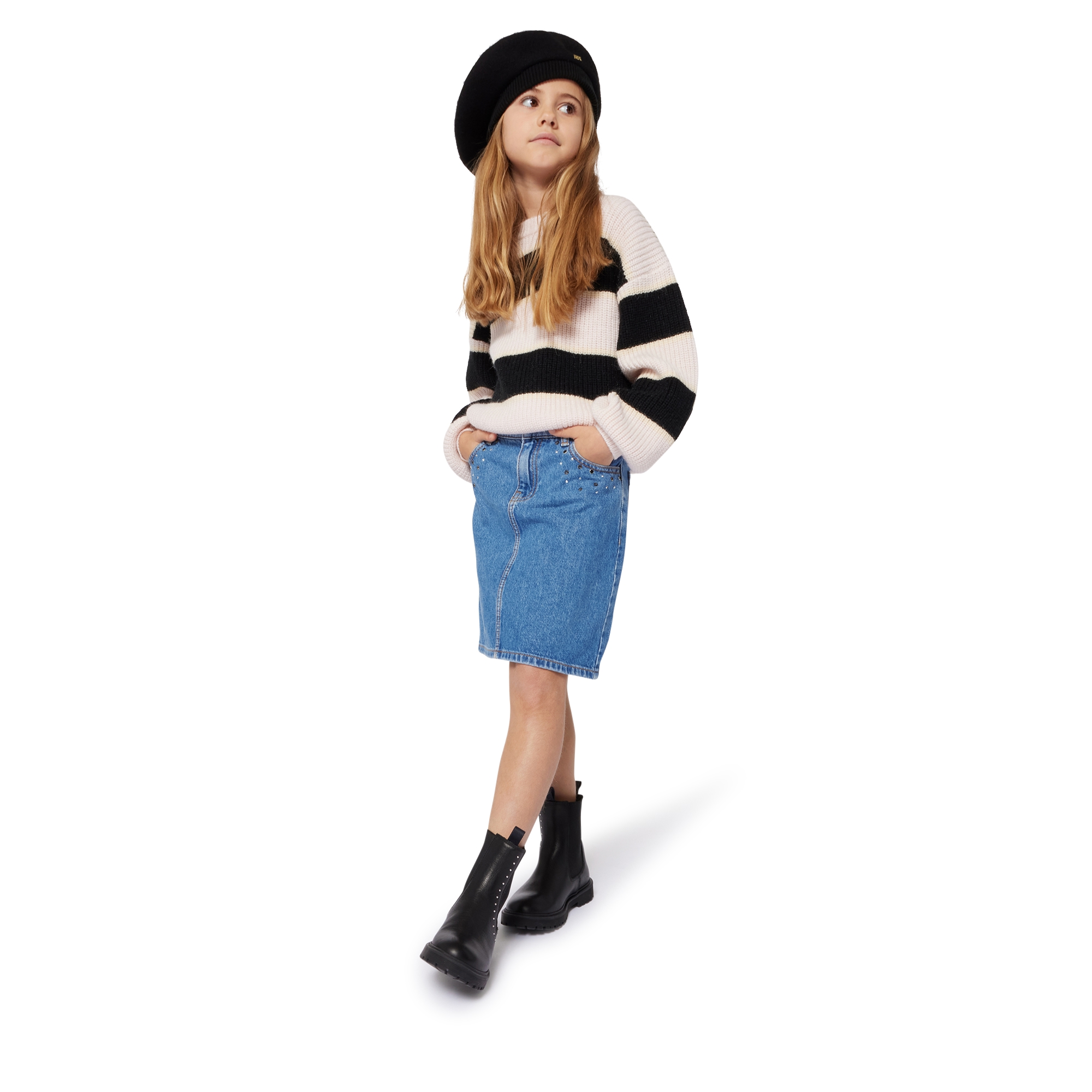 Two-tone striped jumper SONIA RYKIEL for GIRL