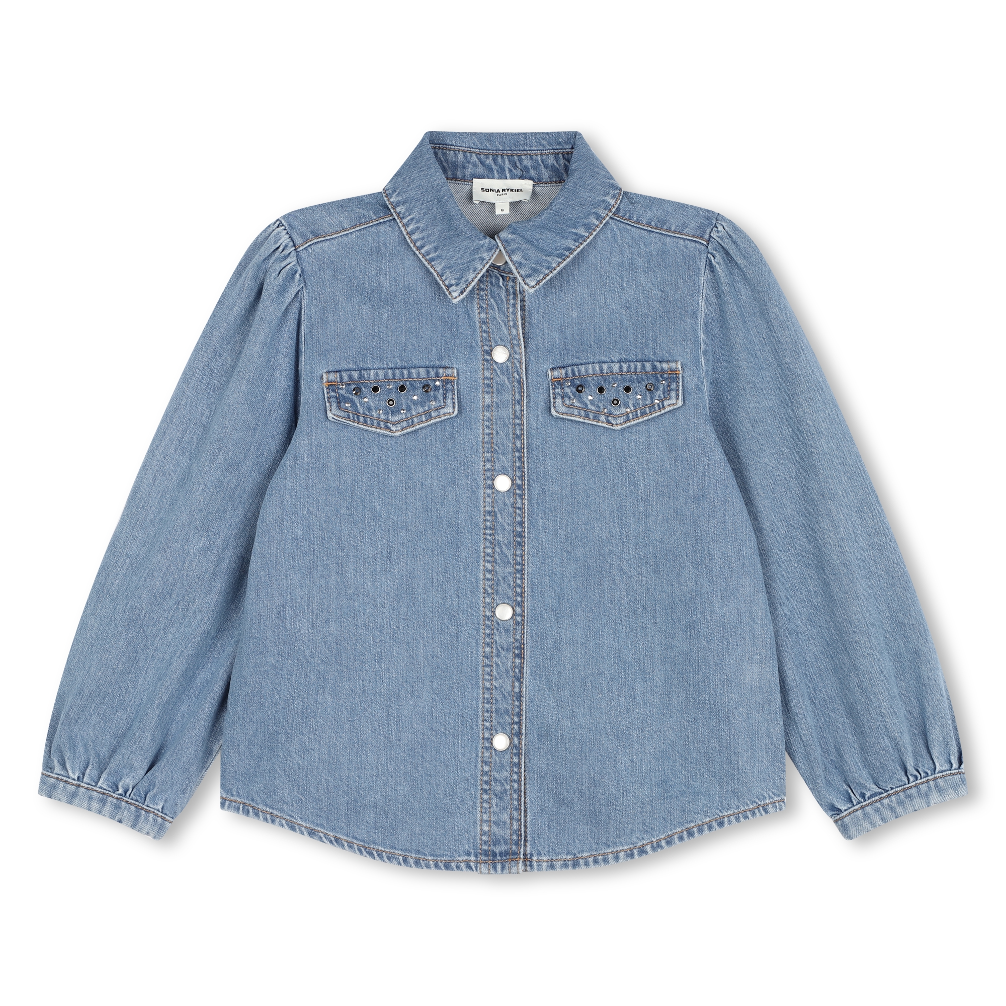 Diamanté denim jacket SONIA RYKIEL for GIRL