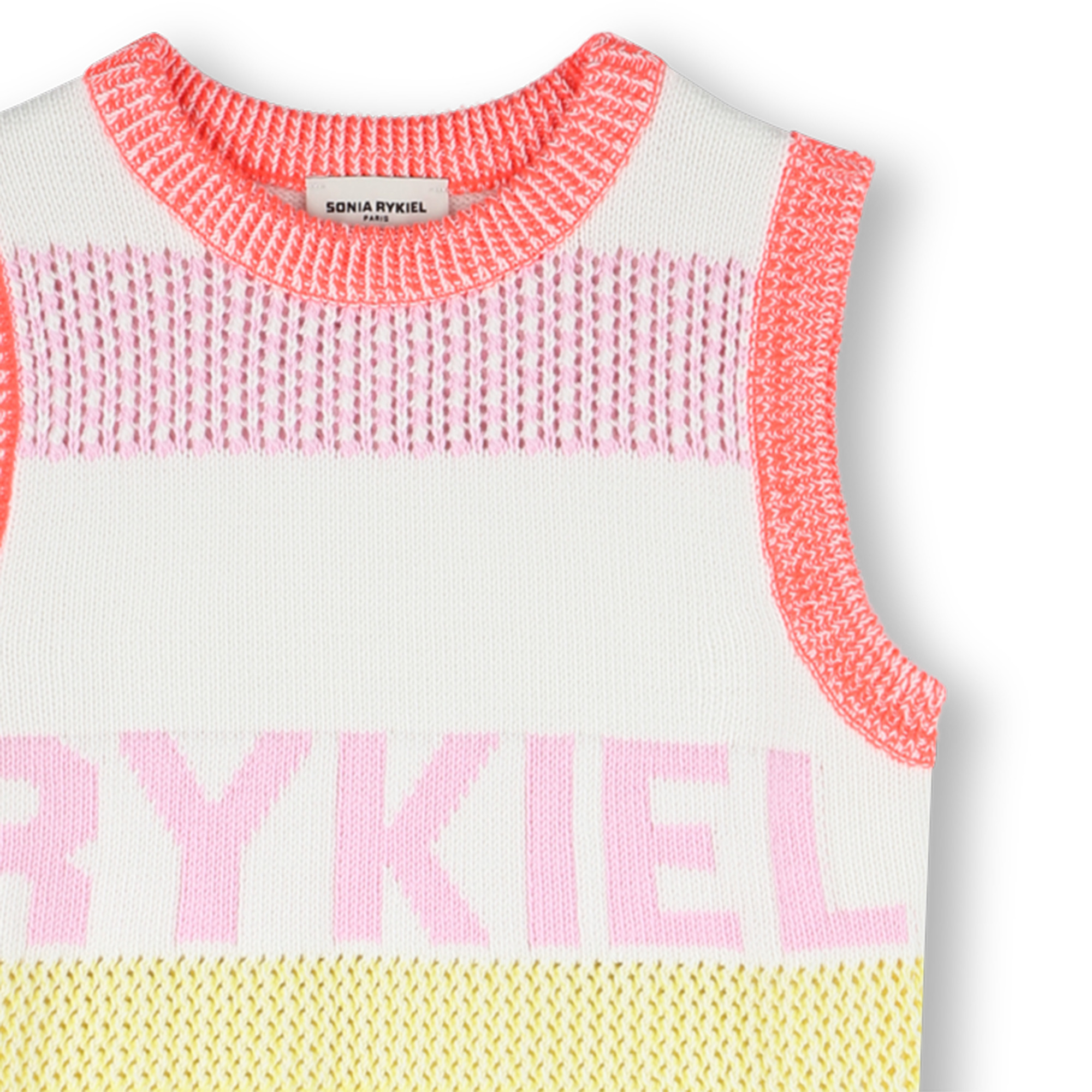 Sleeveless knitted dress SONIA RYKIEL for GIRL