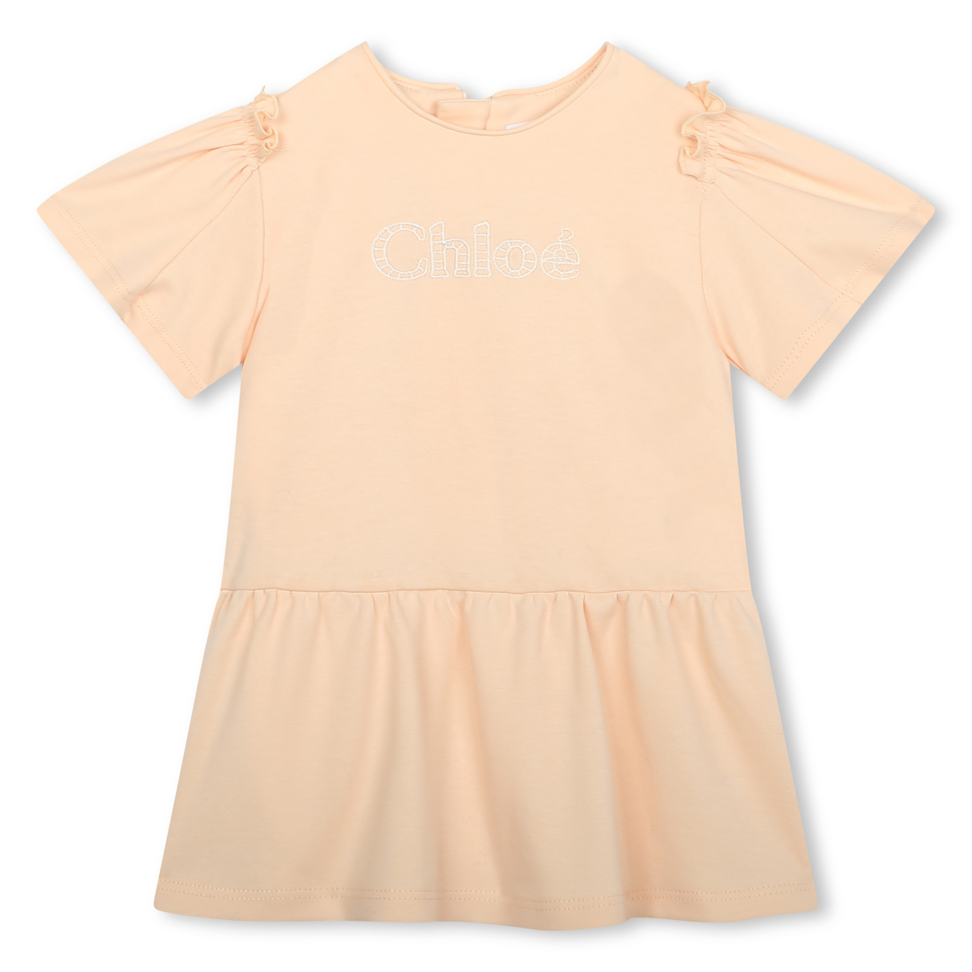 Dress with frilled sleeves CHLOE for GIRL