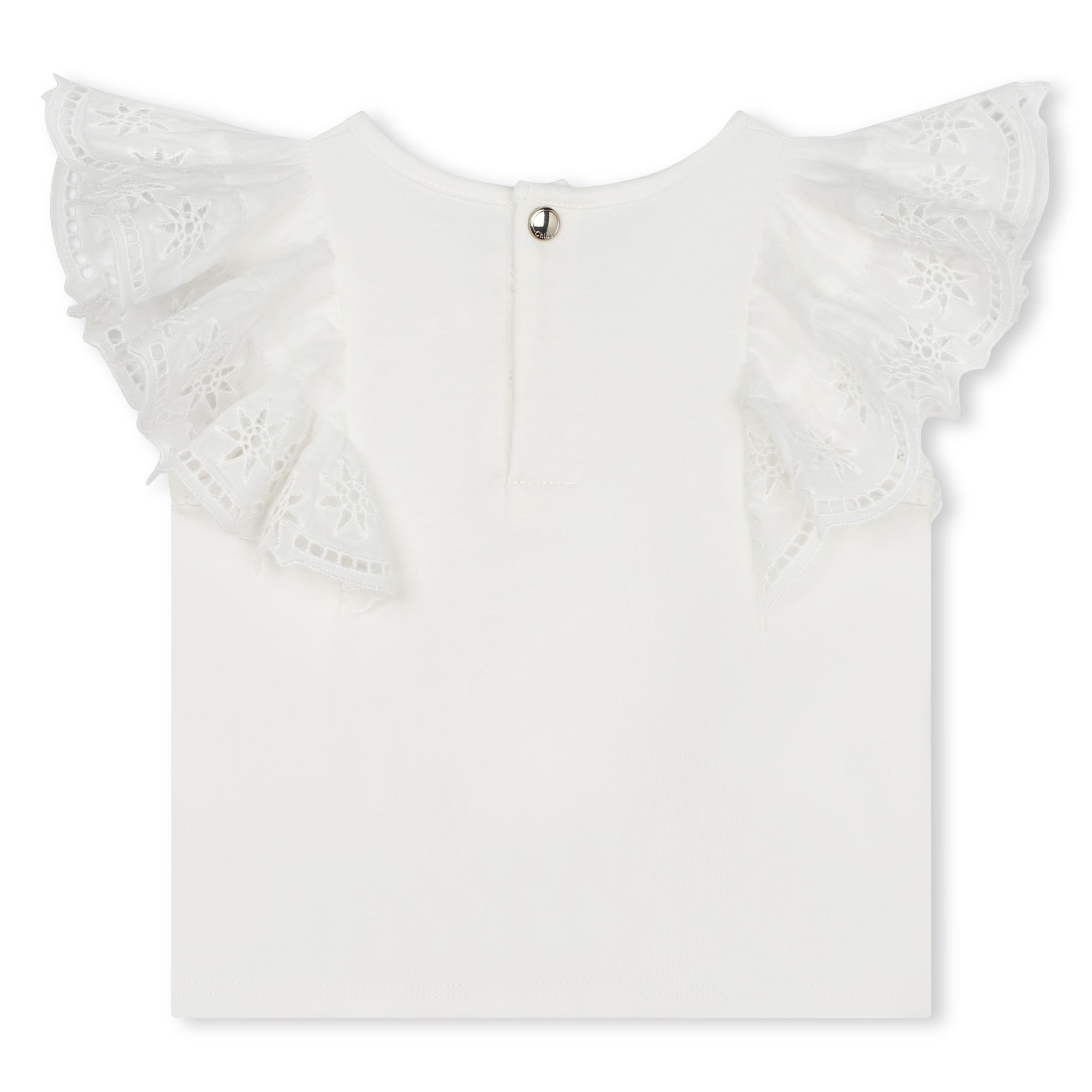 T-shirt with frilled sleeves CHLOE for GIRL