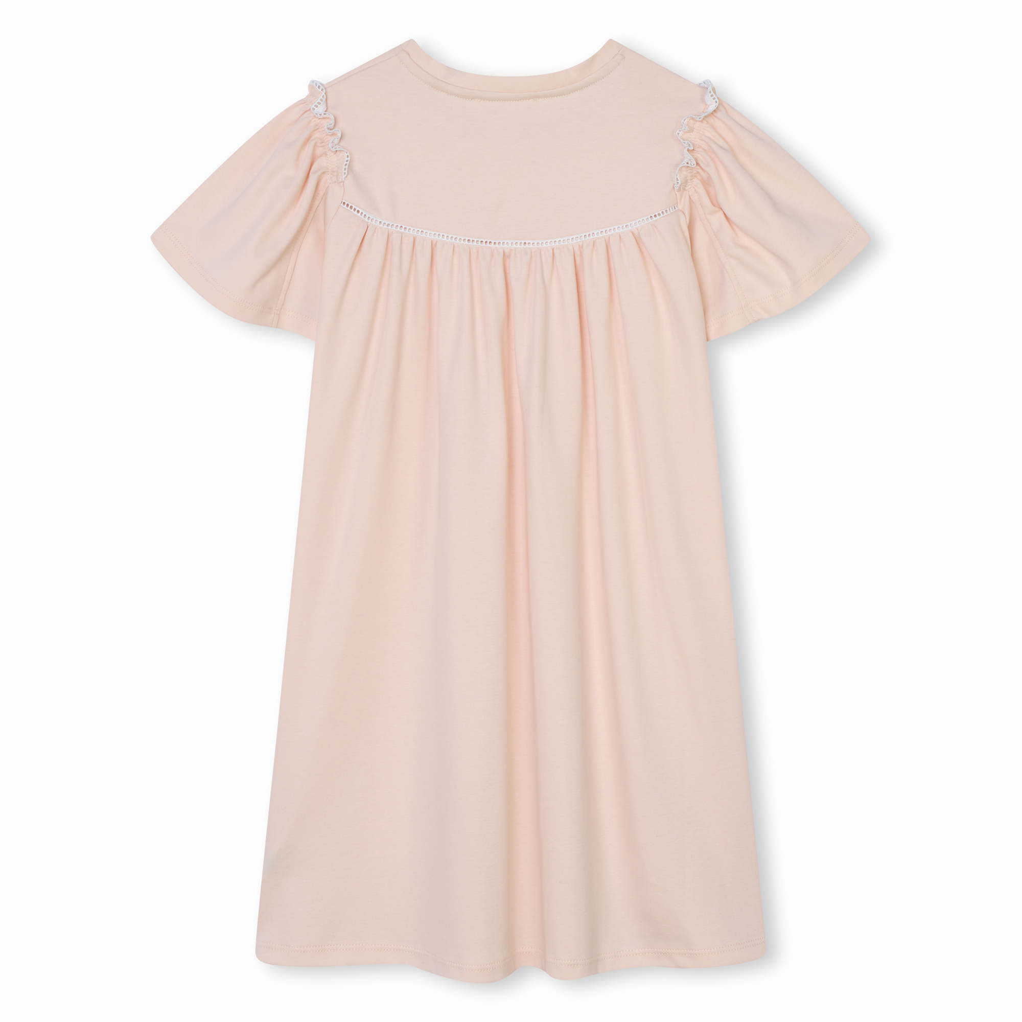 Short-sleeved cotton dress CHLOE for GIRL