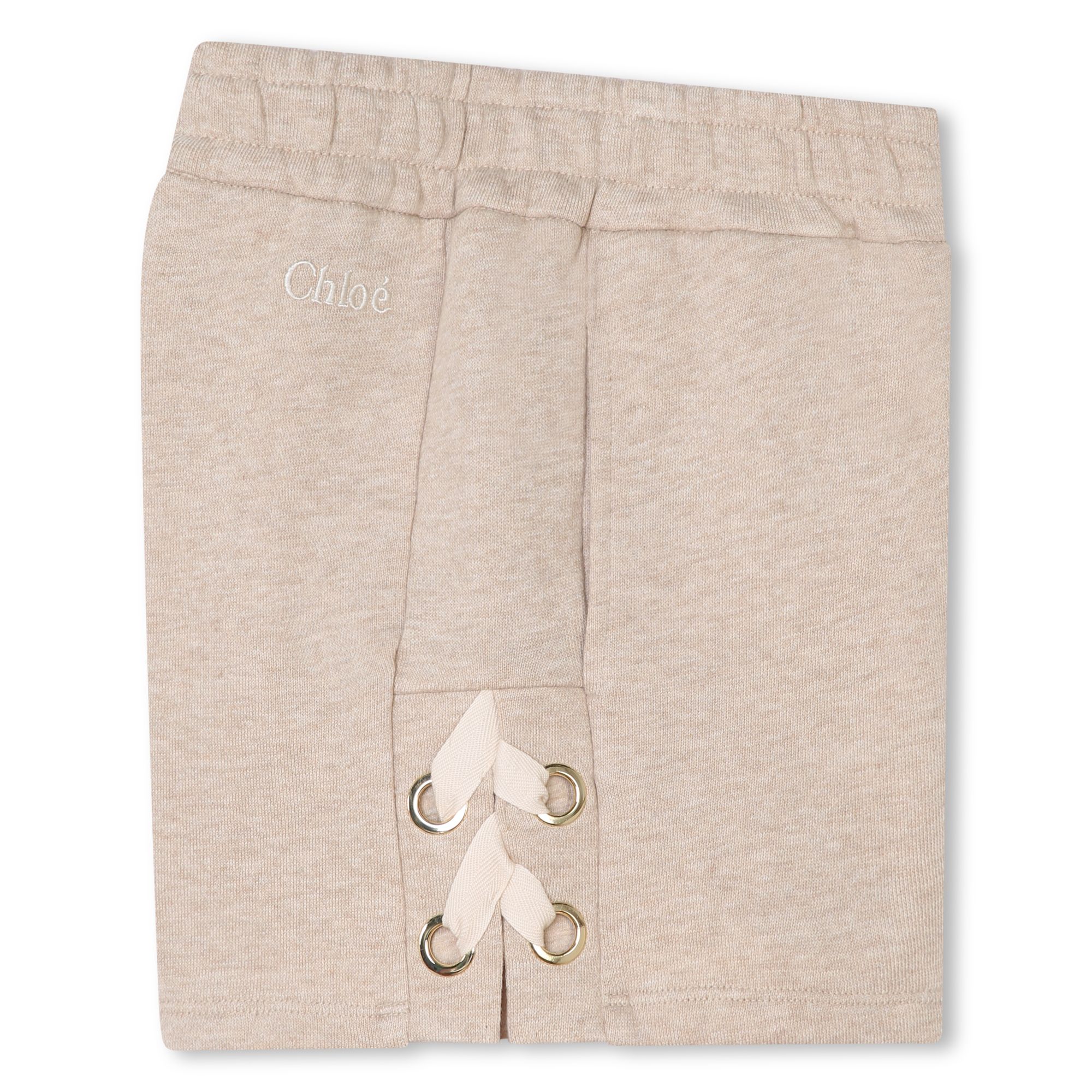 Embroidered fleece shorts CHLOE for GIRL