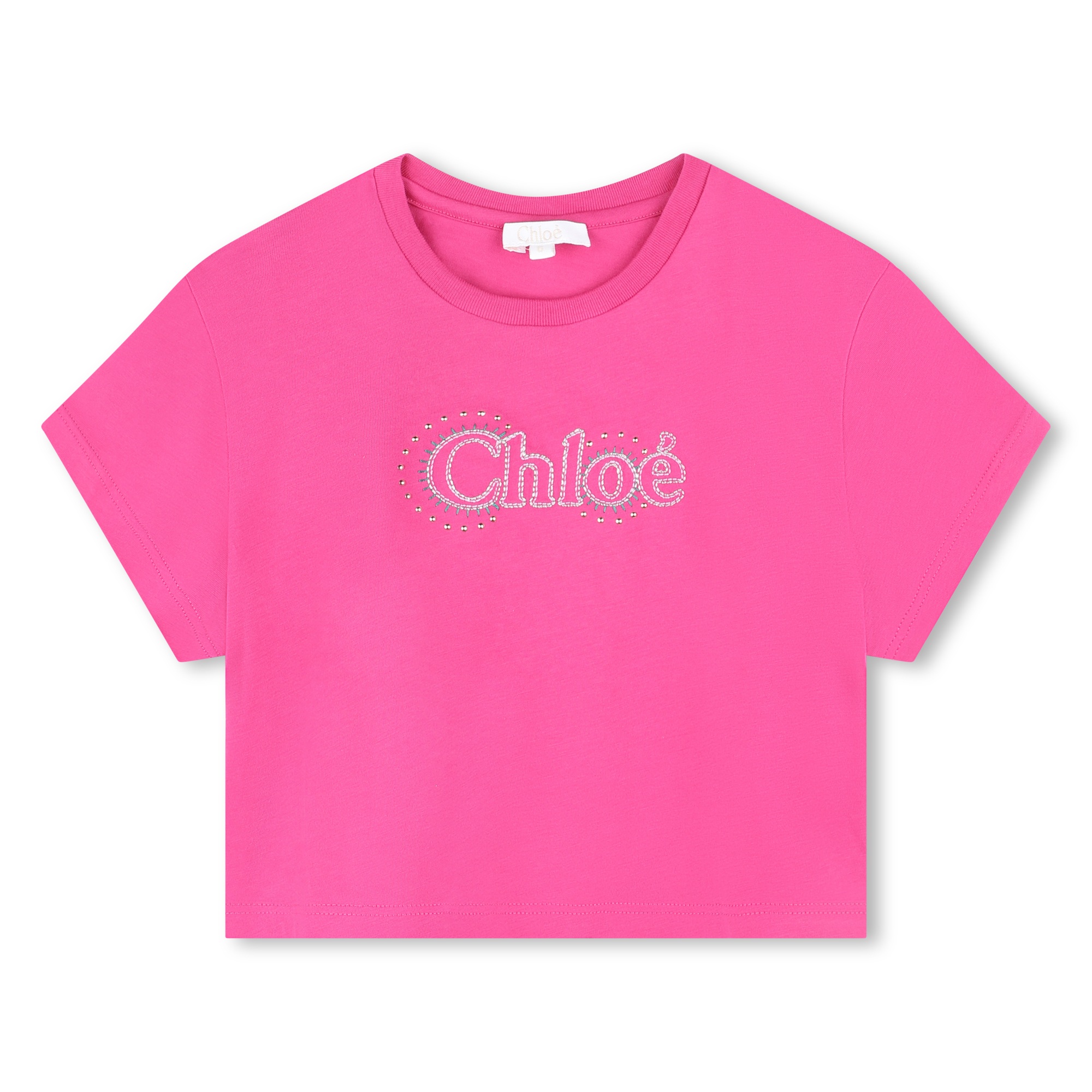 Camiseta de algodón bordada CHLOE para NIÑA