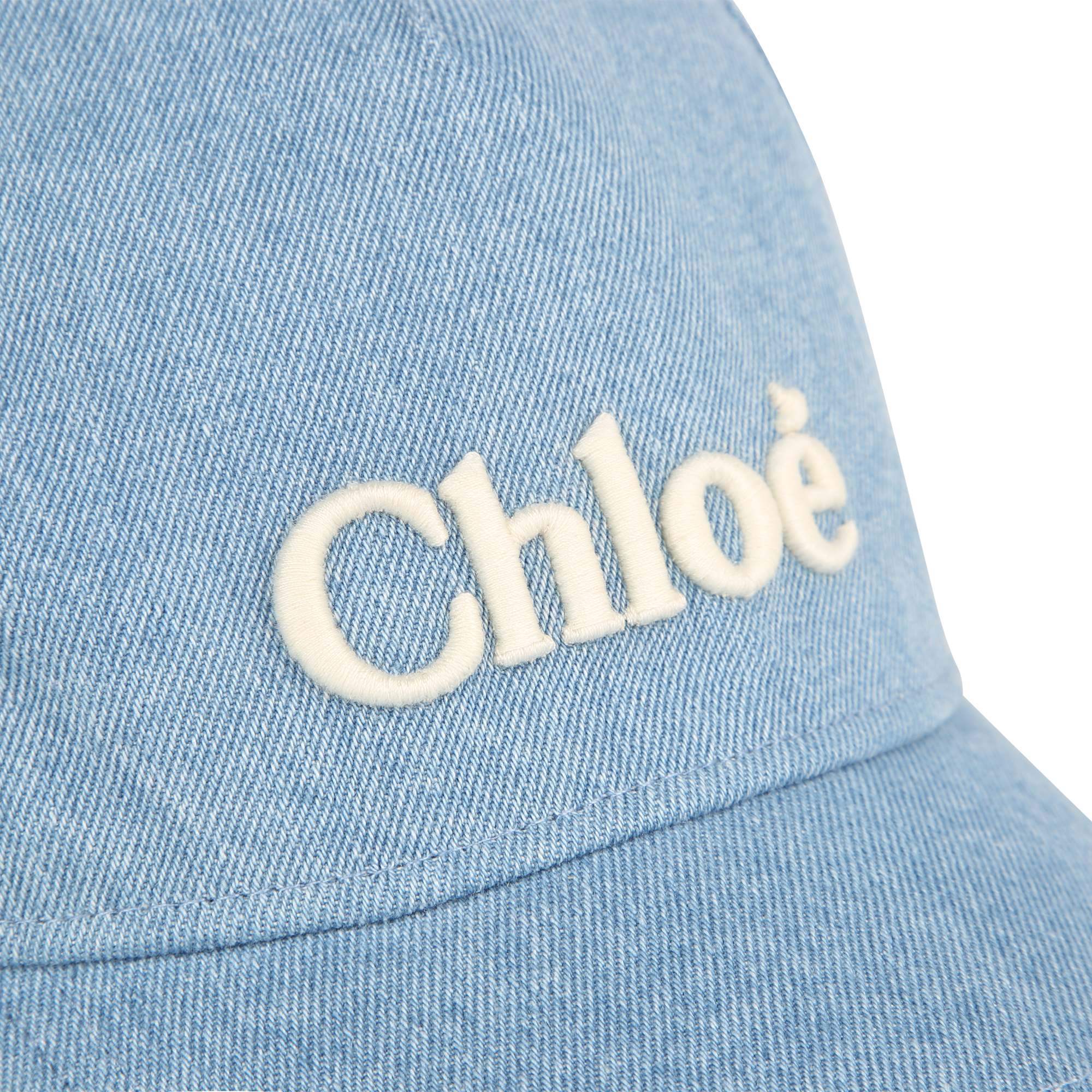 Gorra de algodón con la marca CHLOE para NIÑA