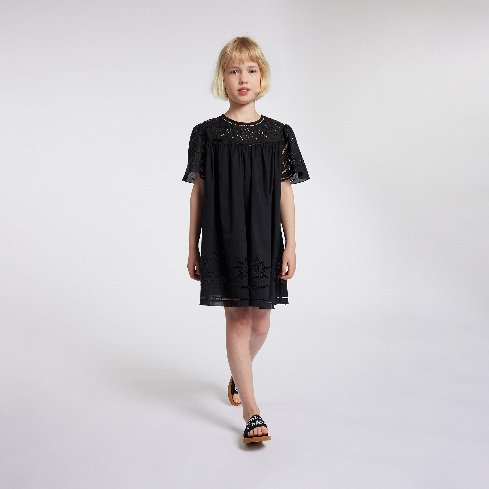 Short-sleeved dress CHLOE for GIRL