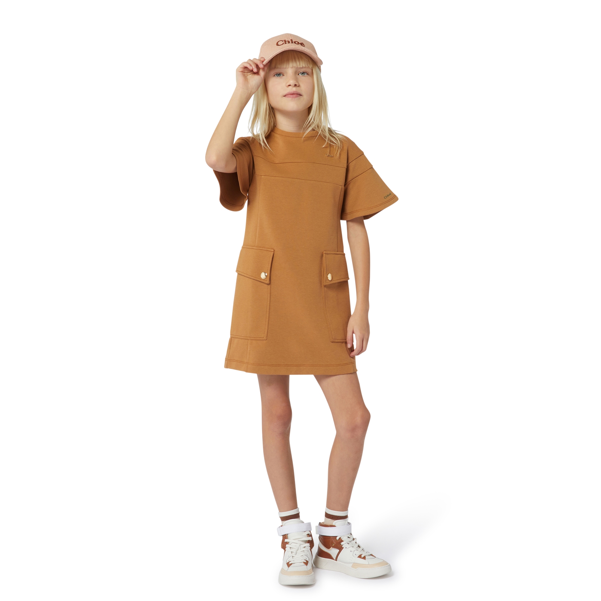 Short-sleeved dress CHLOE for GIRL