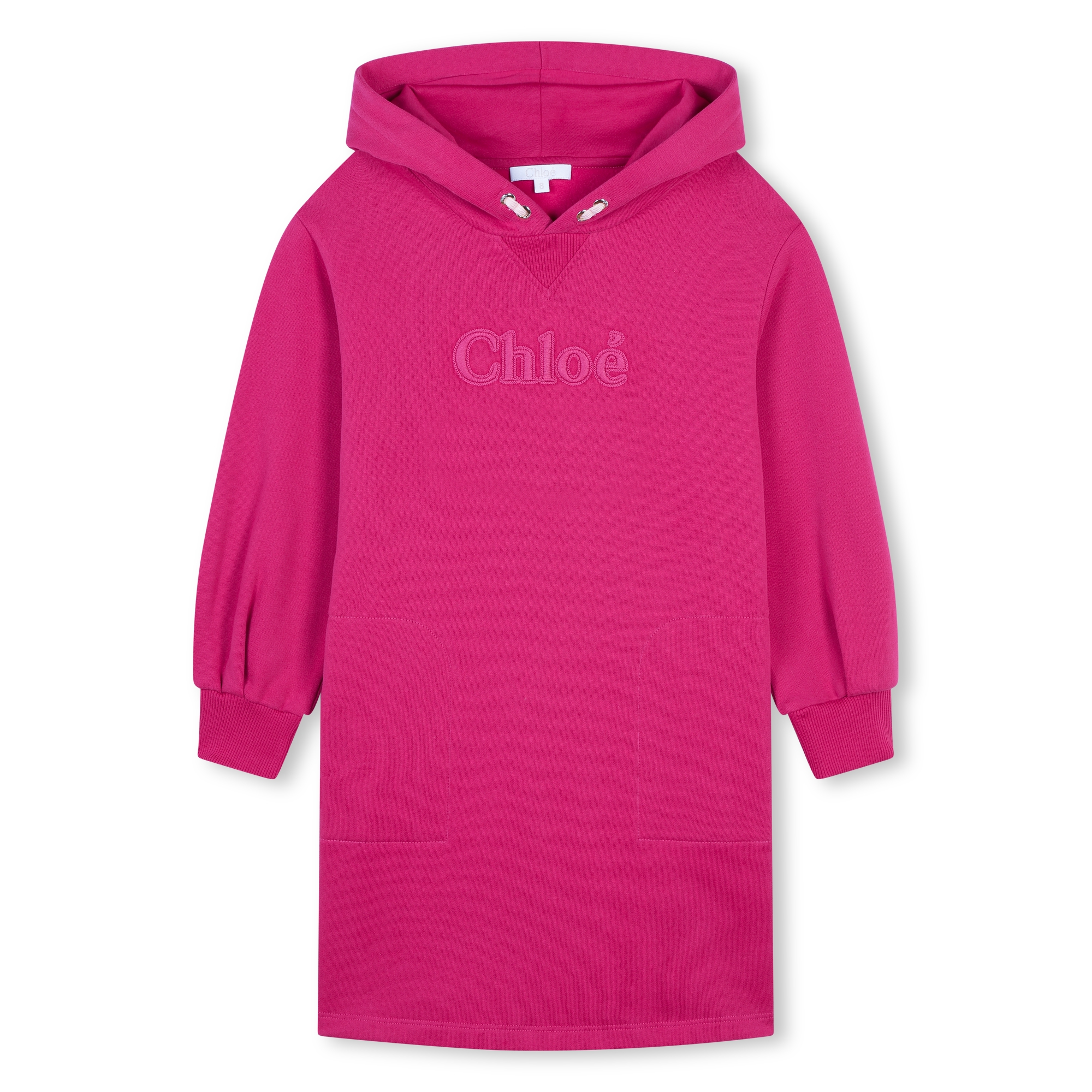 Hooded fleece dress CHLOE for GIRL