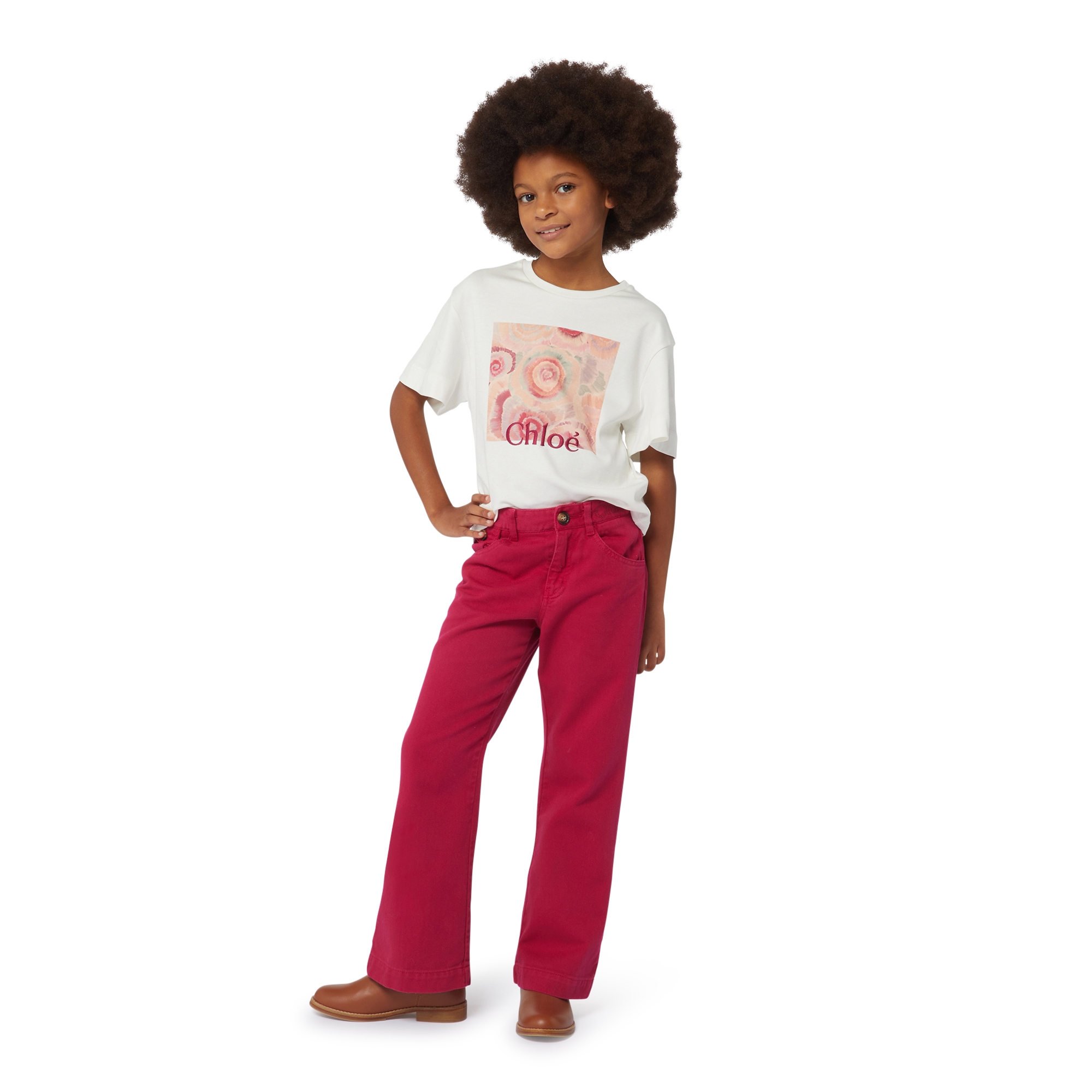 Pantalon siglé CHLOE pour FILLE