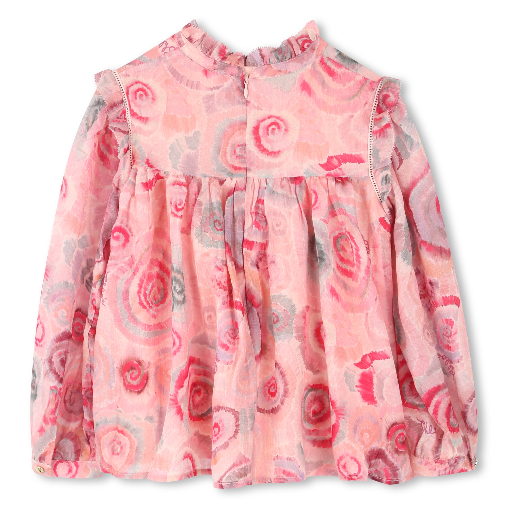 Blusa arricciata con fantasia CHLOE Per BAMBINA