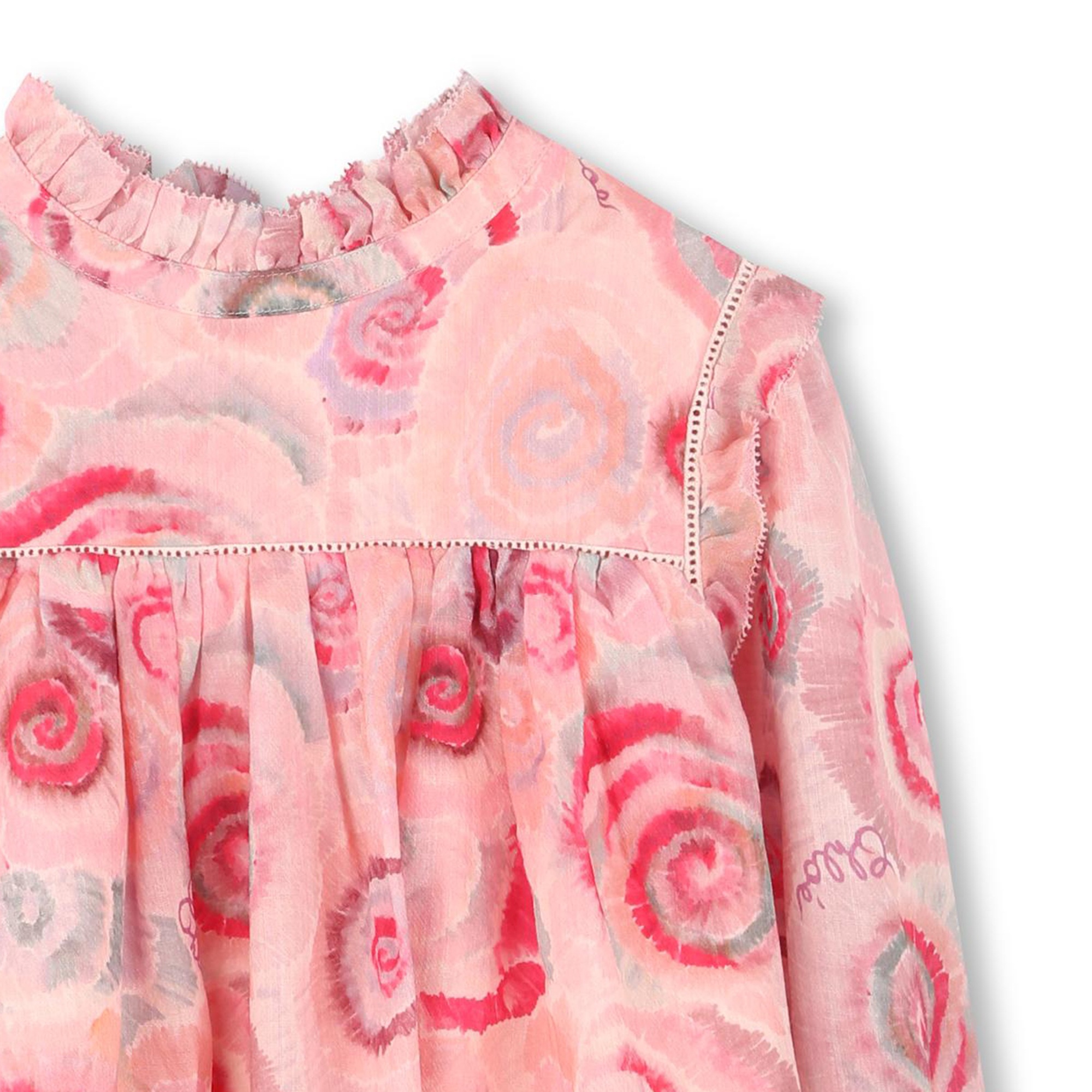 Decorative ruffled blouse CHLOE for GIRL