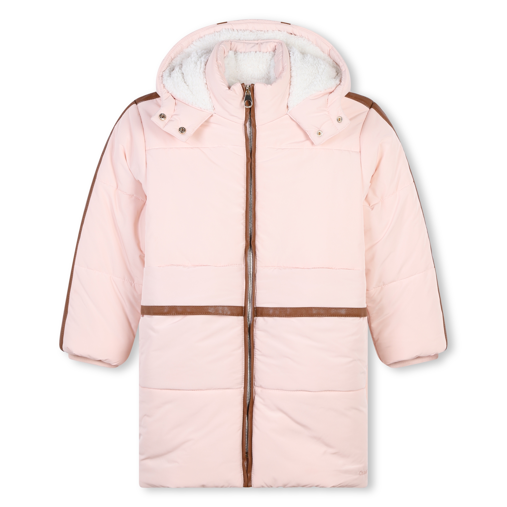 Hooded puffer jacket CHLOE for GIRL