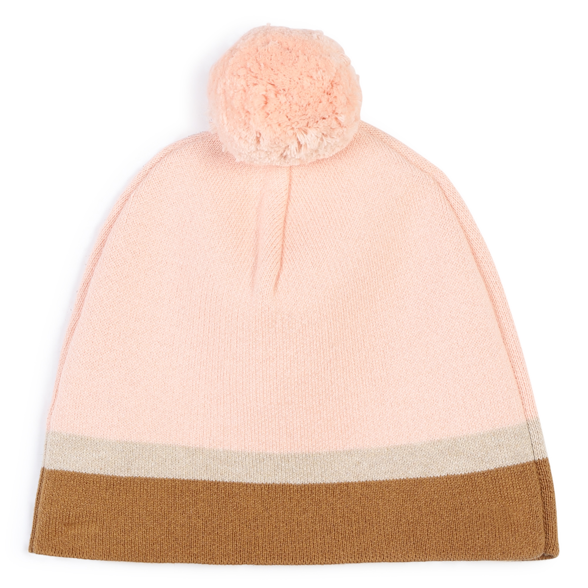 Three-colour knitted hat CHLOE for GIRL