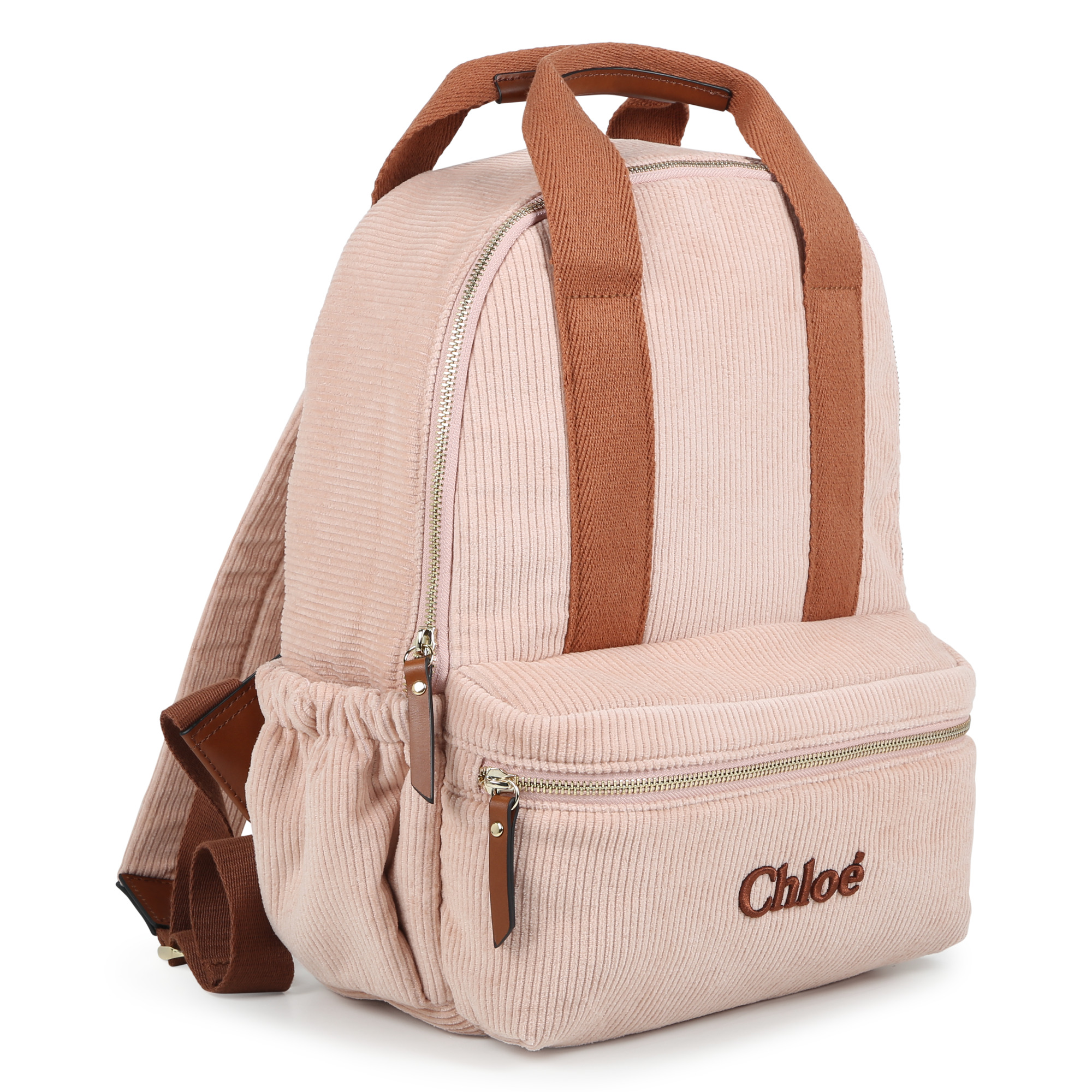 Velvet corduroy backpack CHLOE for GIRL