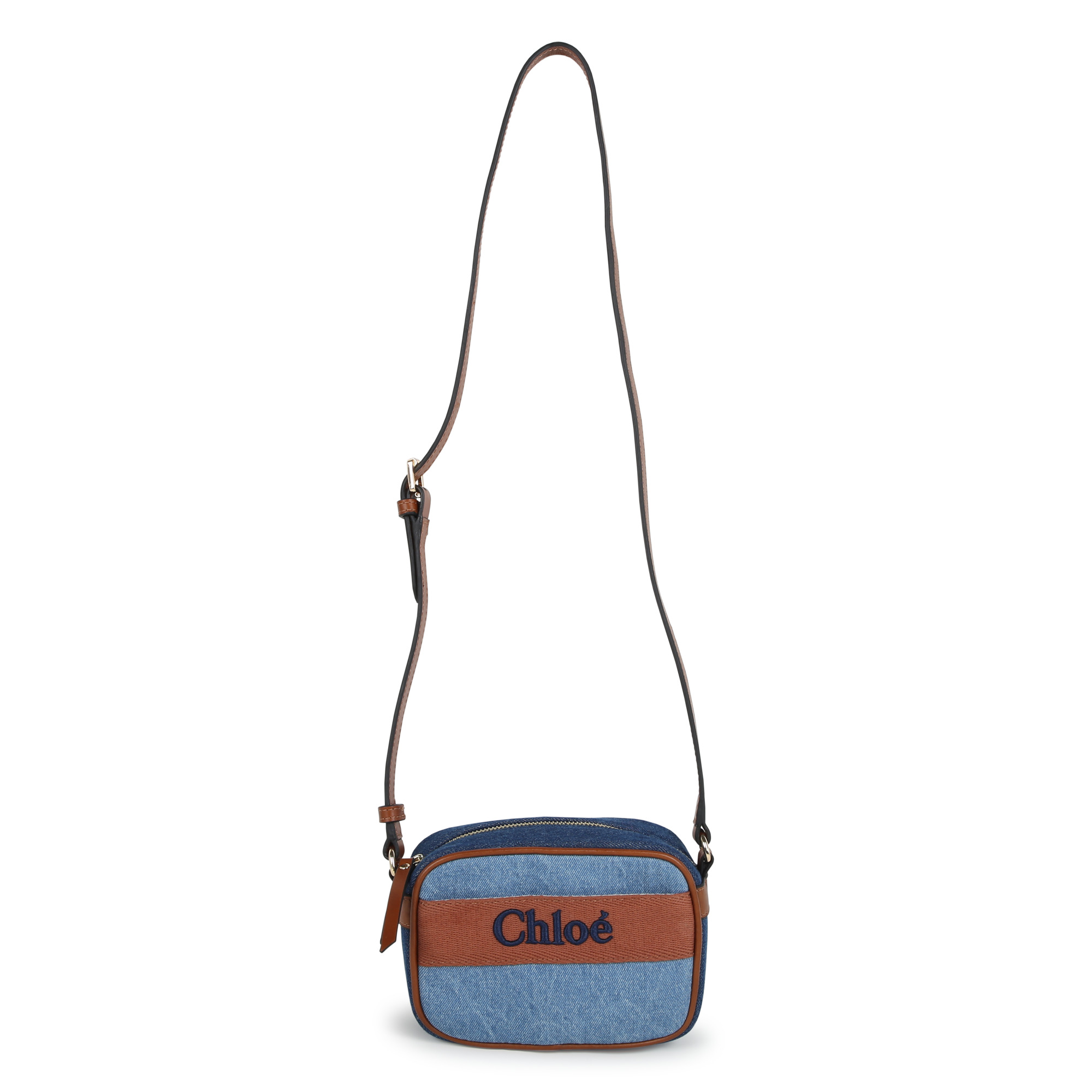 Sac à bandoulière en denim CHLOE pour FILLE