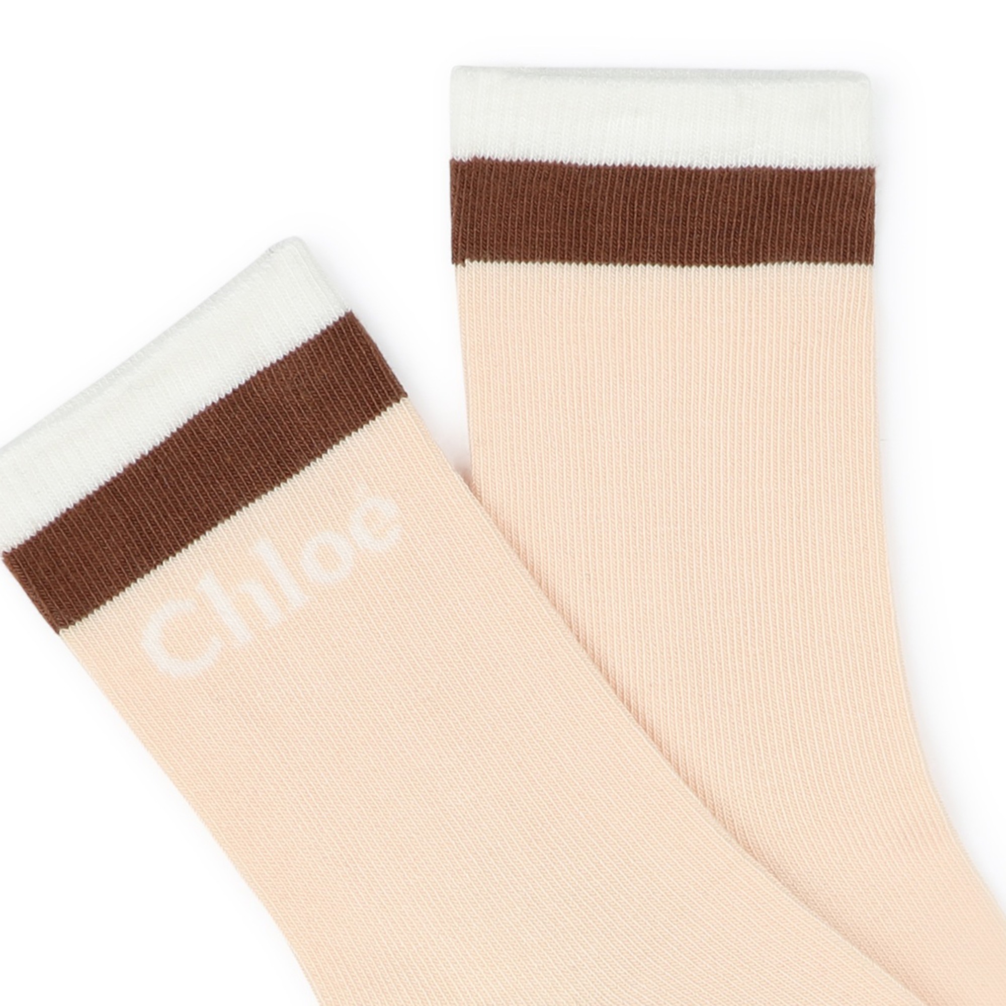 Chaussettes tricolores CHLOE pour FILLE