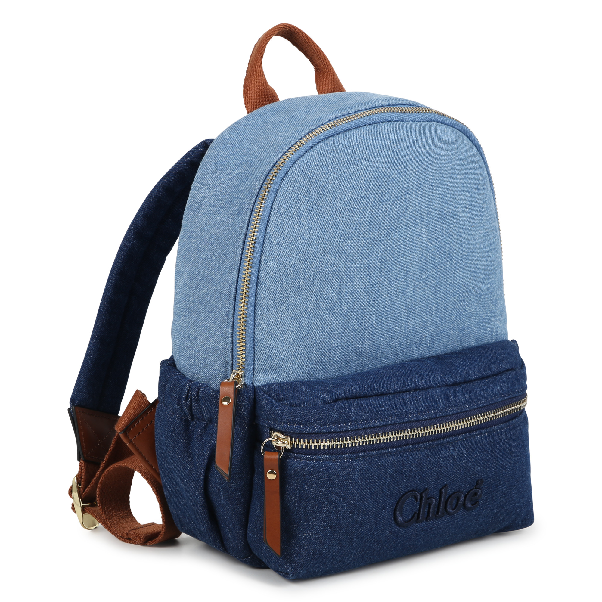 Sac à dos en denim CHLOE pour FILLE