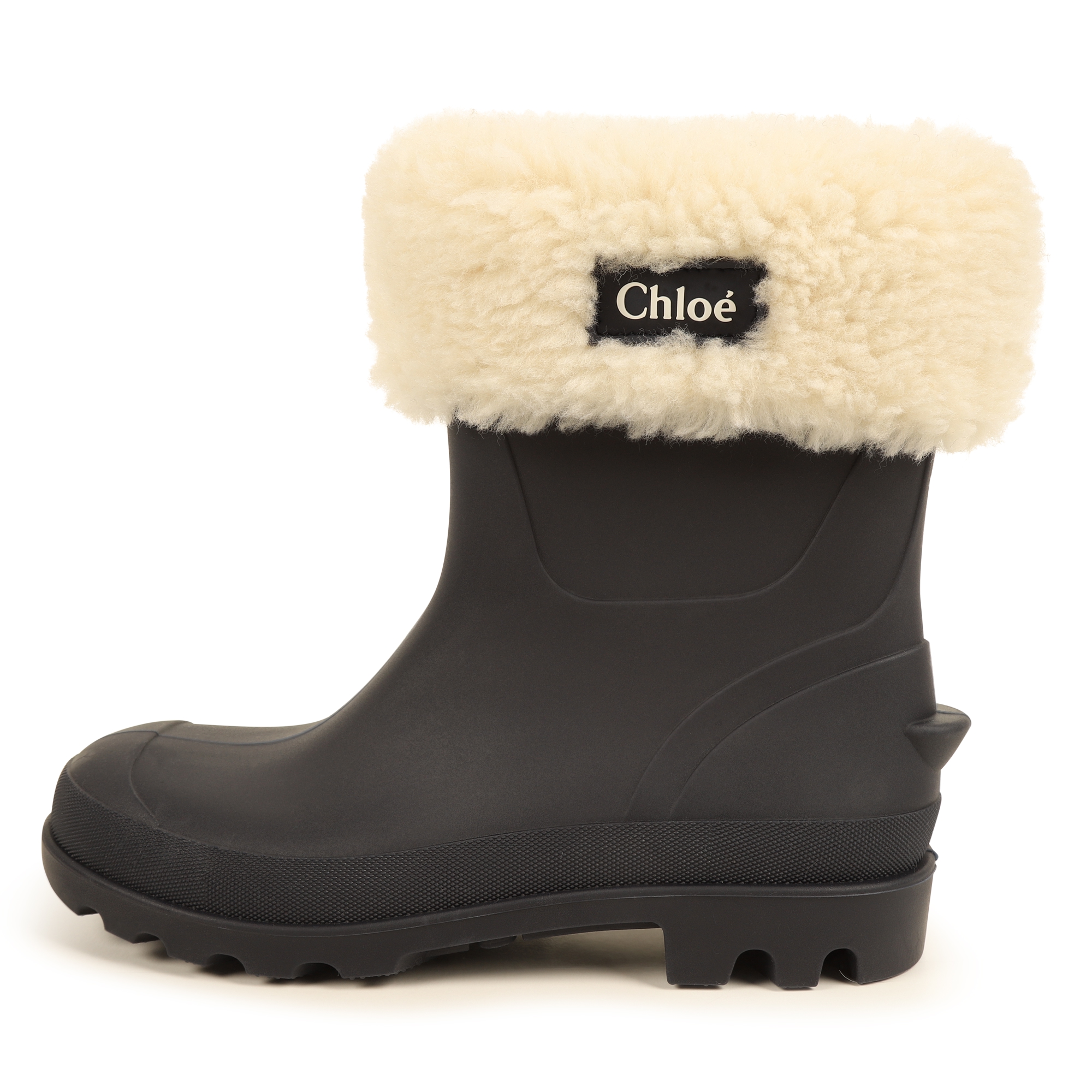 Fleece-topped rain boots CHLOE for GIRL