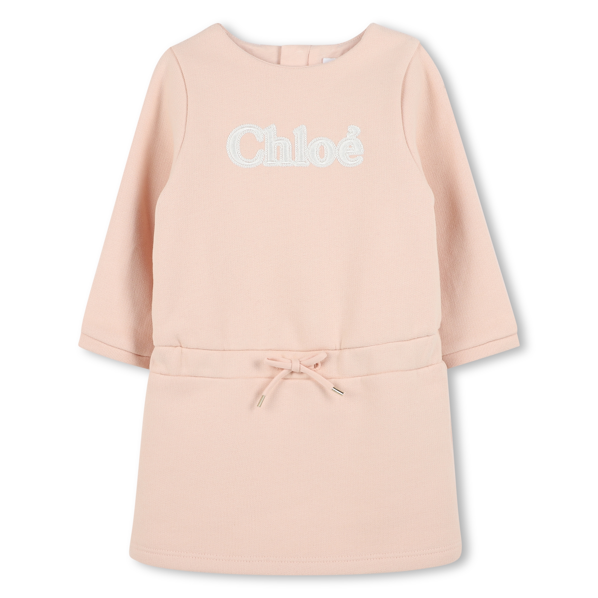 Robe molletonnée à noeud CHLOE pour FILLE