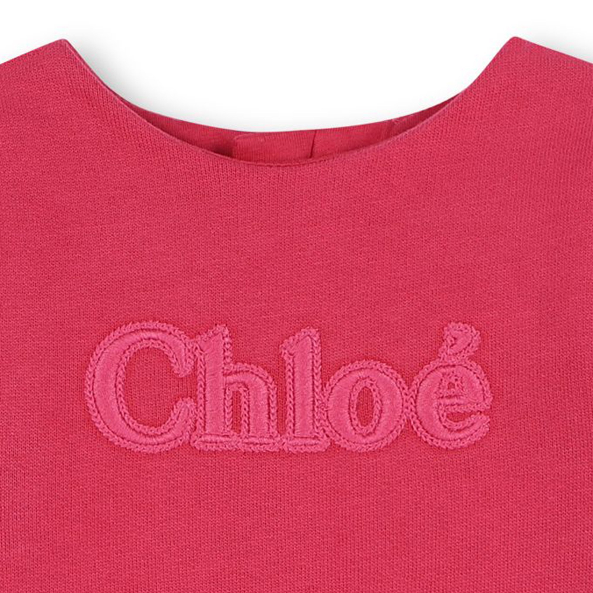 Vestito felpato con nodo CHLOE Per BAMBINA