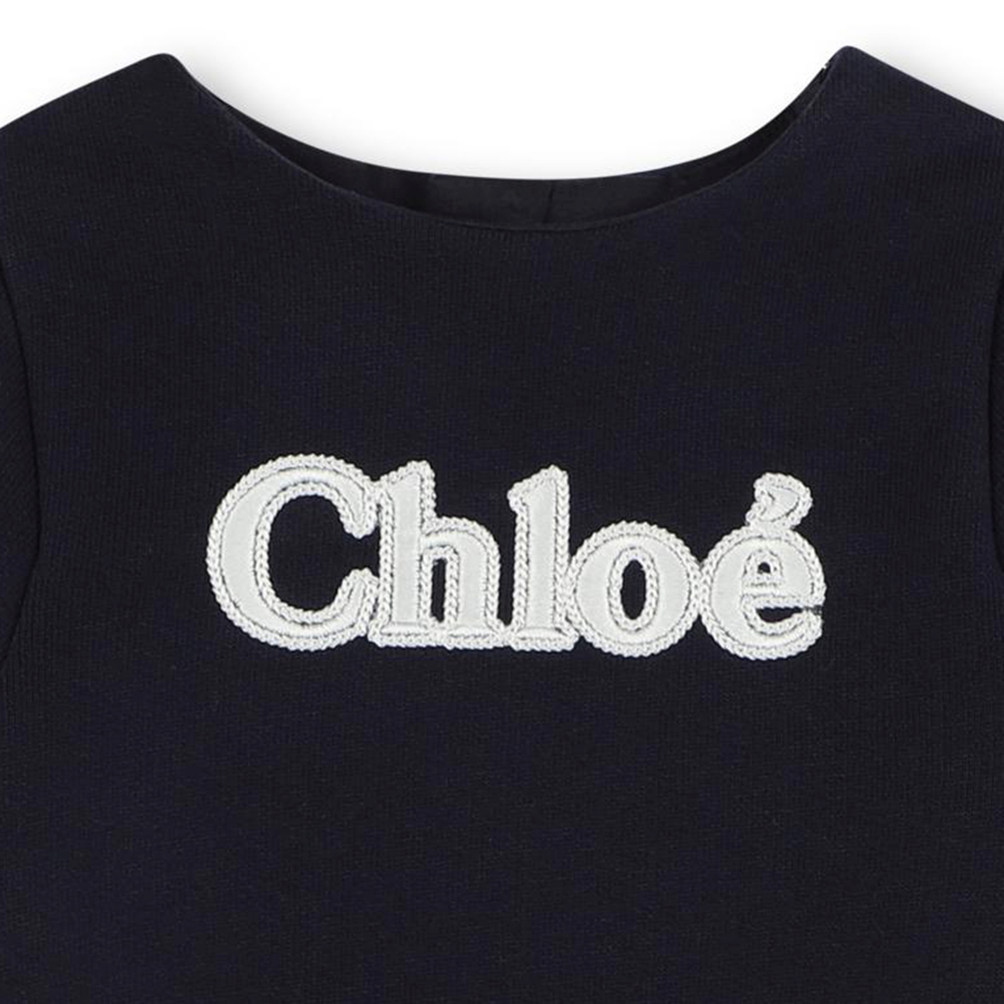 Robe molletonnée à noeud CHLOE pour FILLE