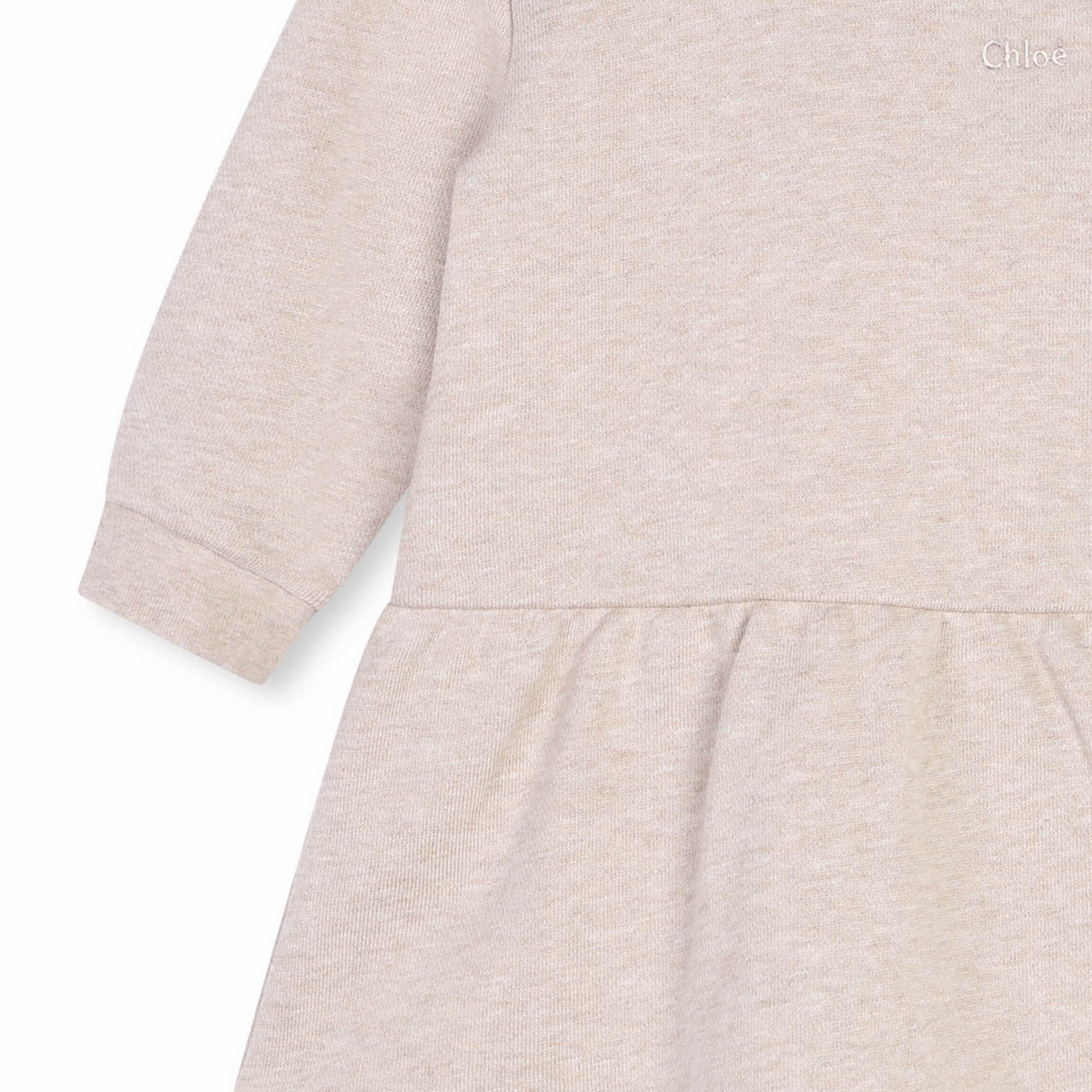 Flared brushed fleece dress CHLOE for GIRL