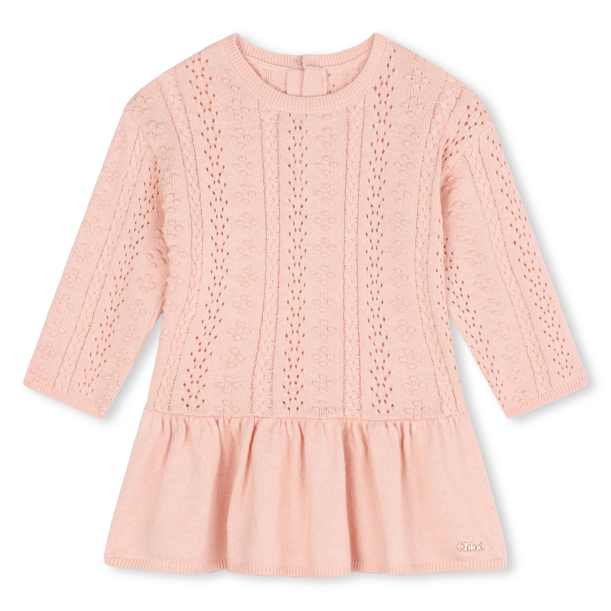 Knit dress with novelty motifs CHLOE for GIRL