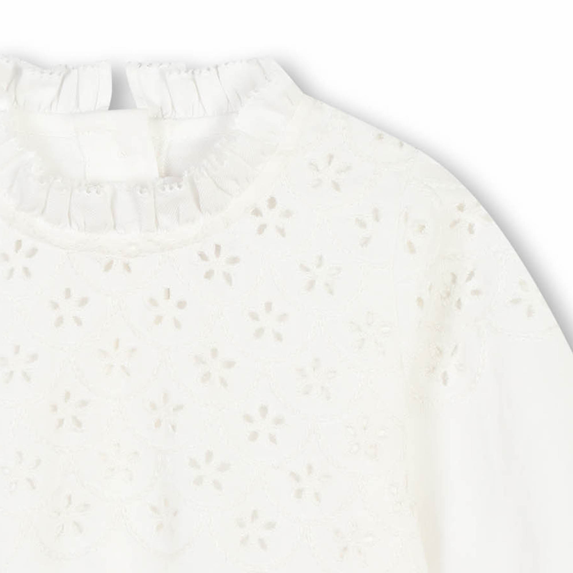 Embroidered blouse with frill CHLOE for GIRL