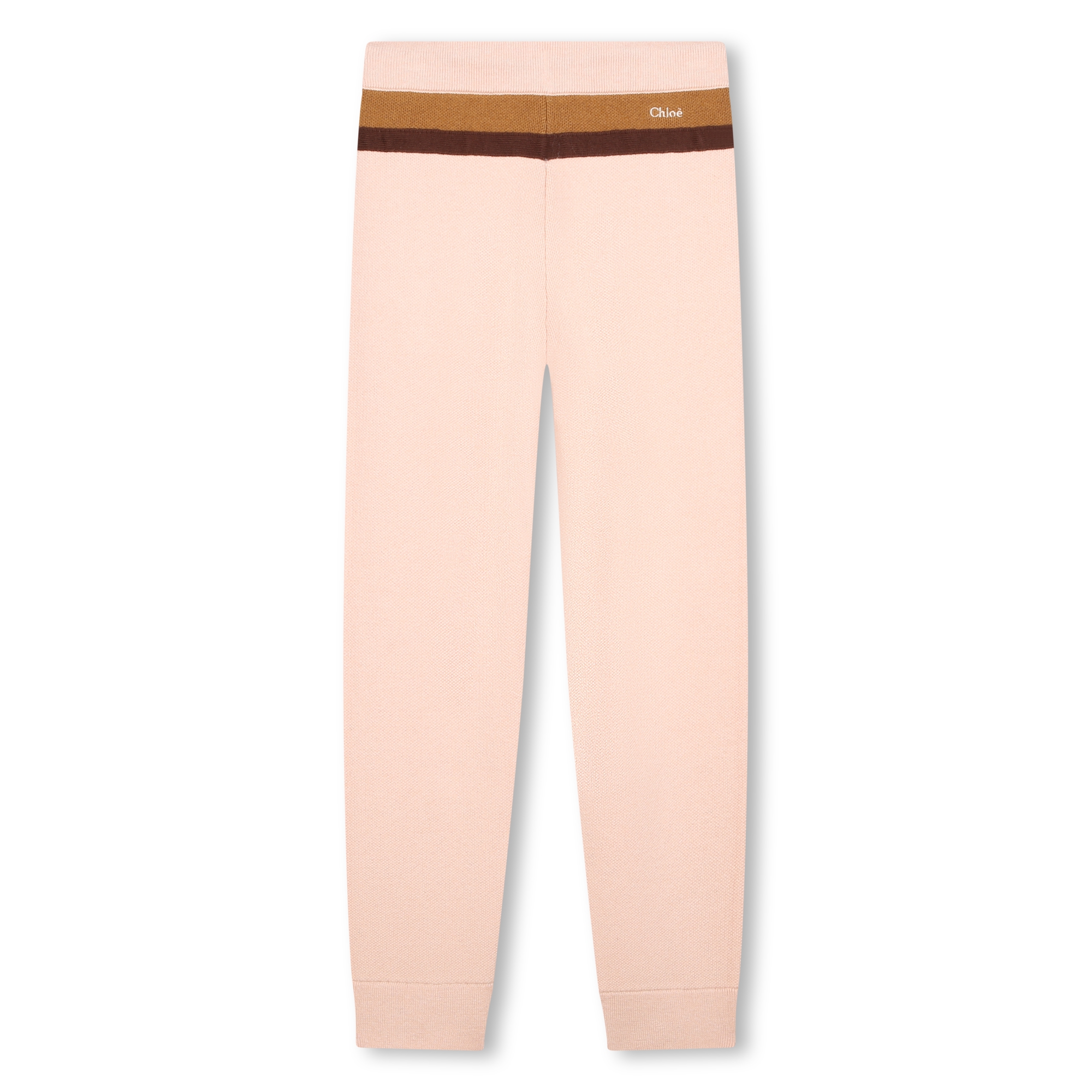 Pantalon tricot brodé au dos CHLOE pour FILLE