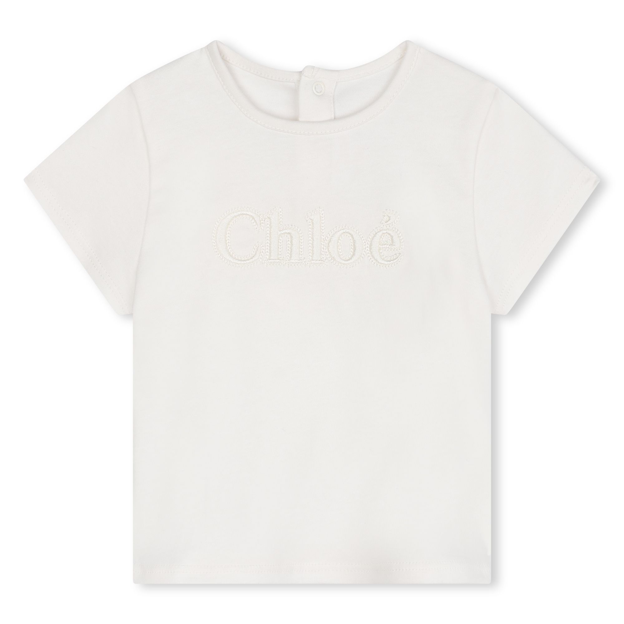 Camiseta con botones bordada CHLOE para NIÑA