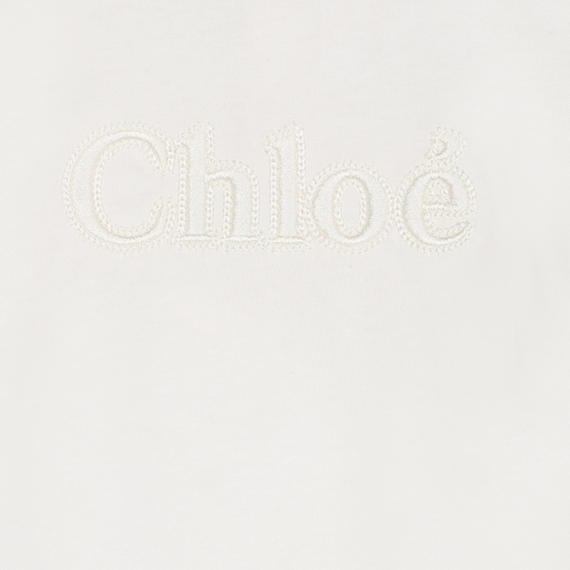 T-shirt brodé à dos pressionné CHLOE pour FILLE