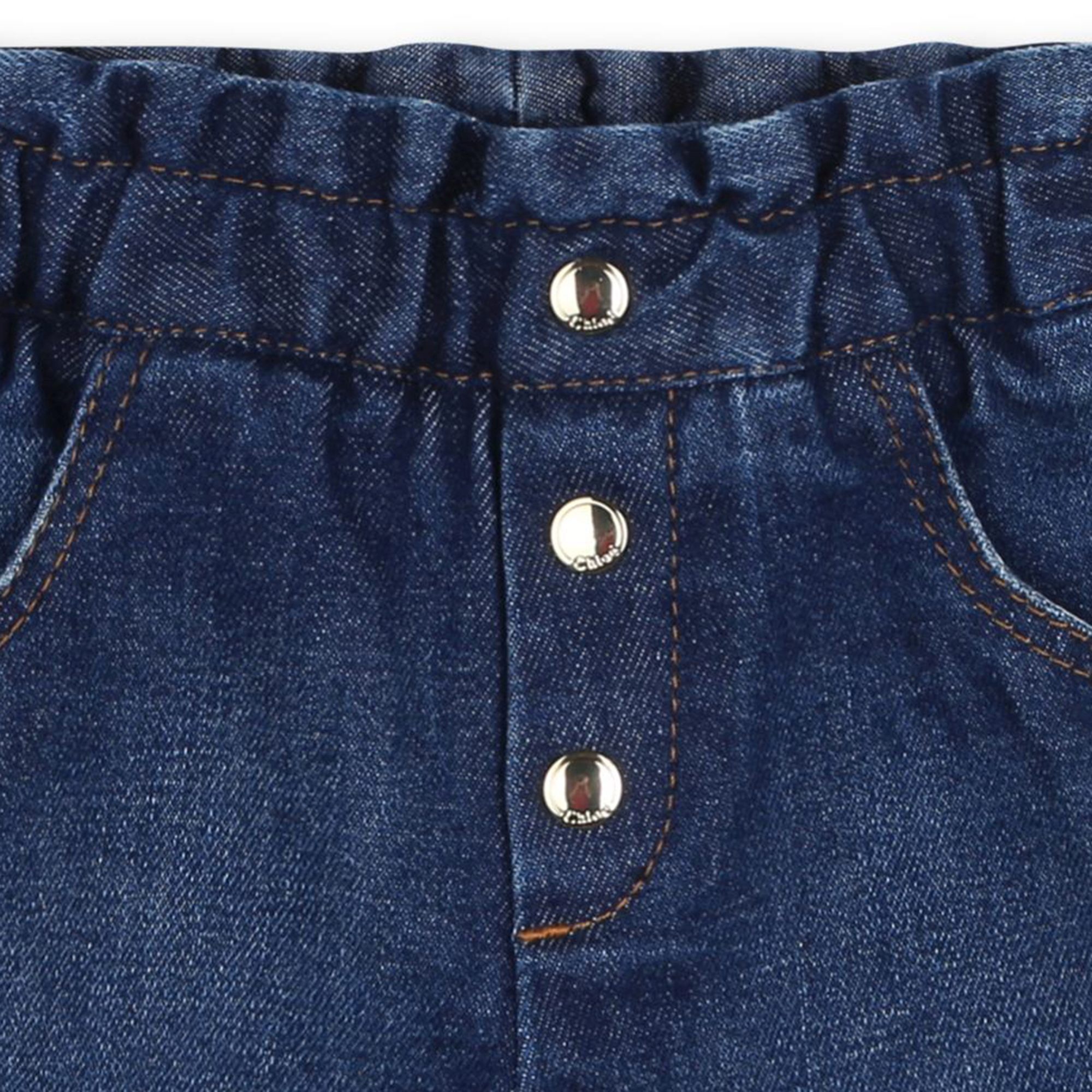 Jeans con trecce e bottoni CHLOE Per BAMBINA