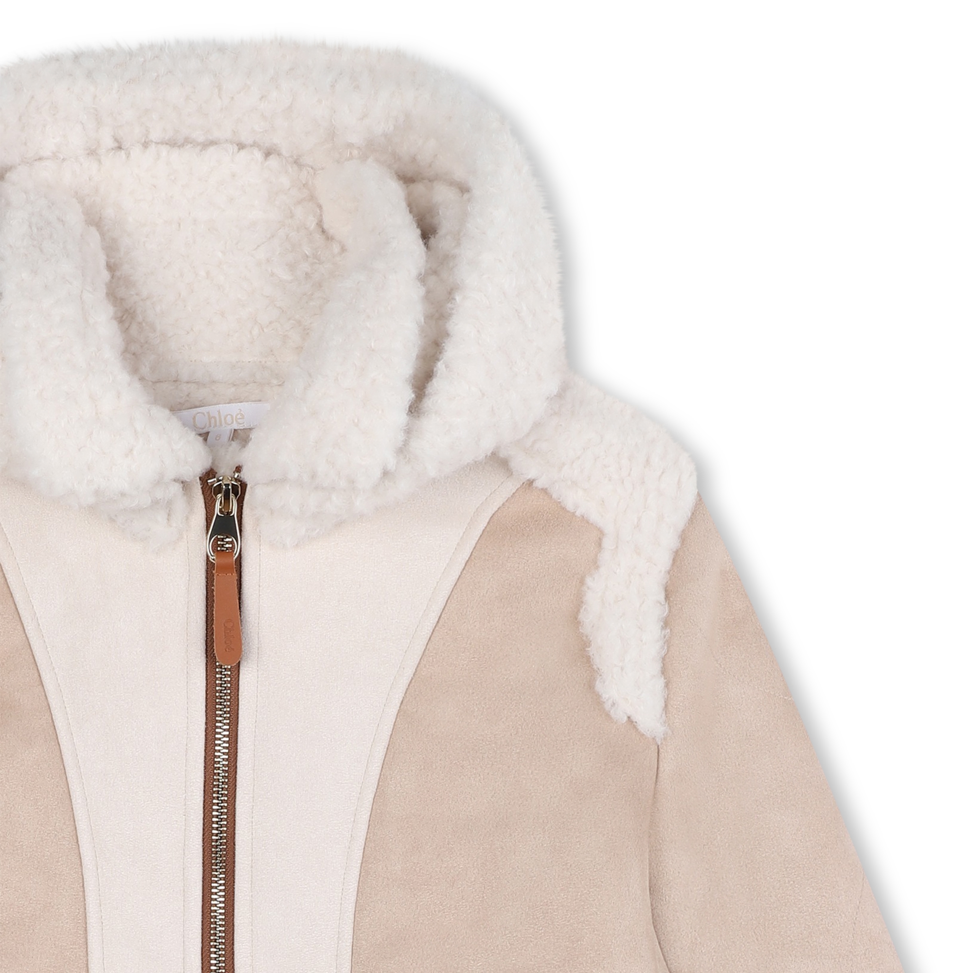 Shearling-style coat CHLOE for GIRL