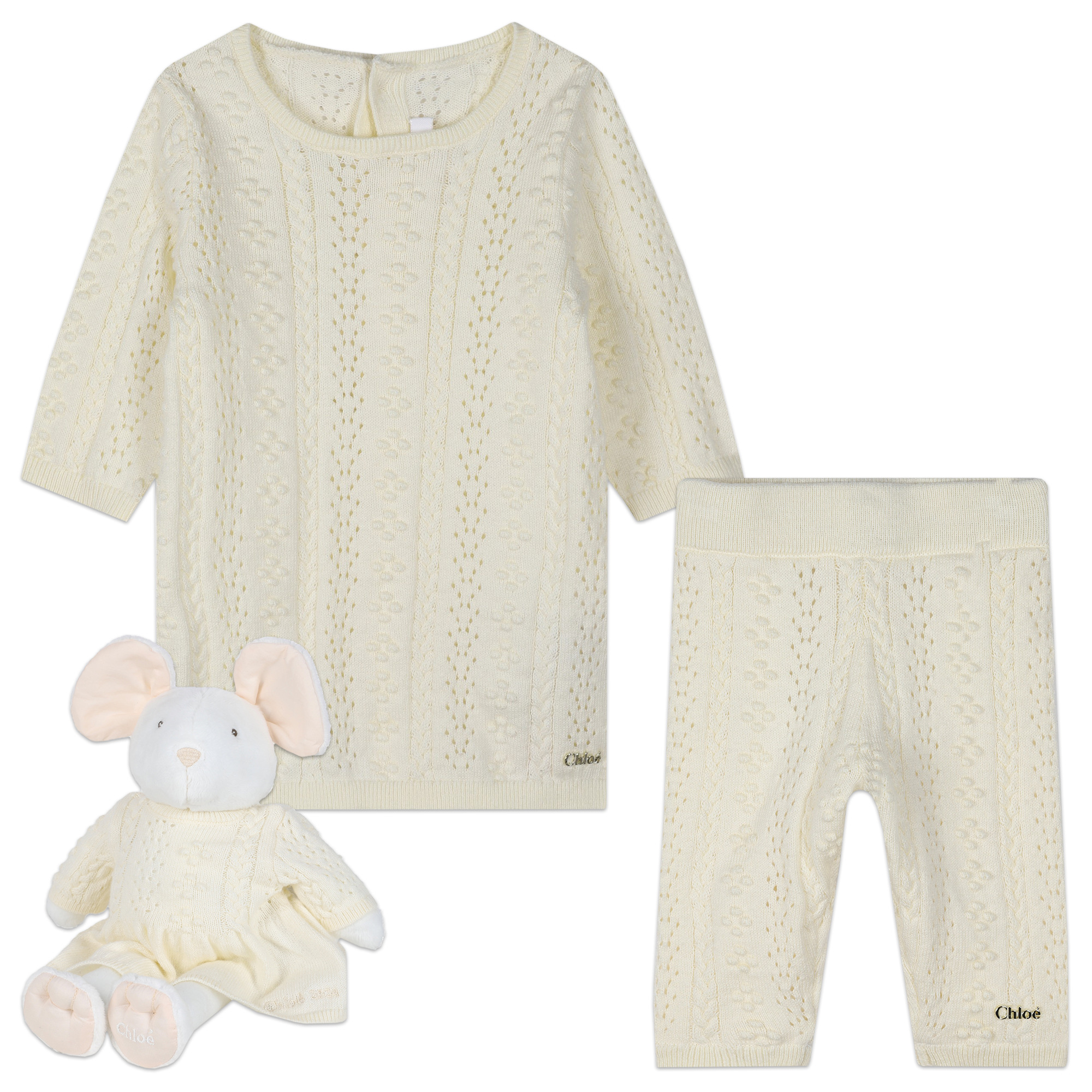 Set with comfort toy CHLOE for GIRL