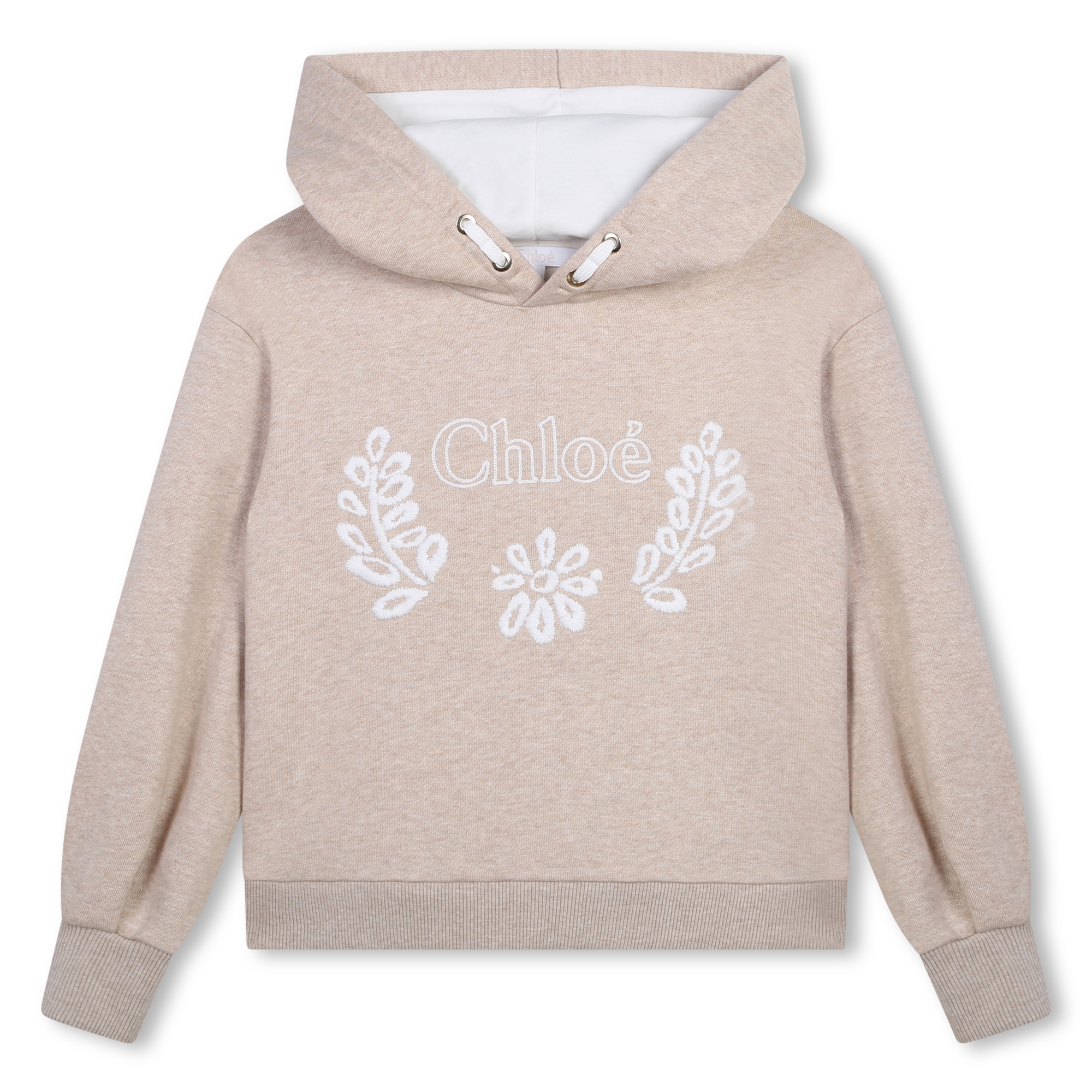 Embroidered jersey sweatshirt CHLOE for GIRL