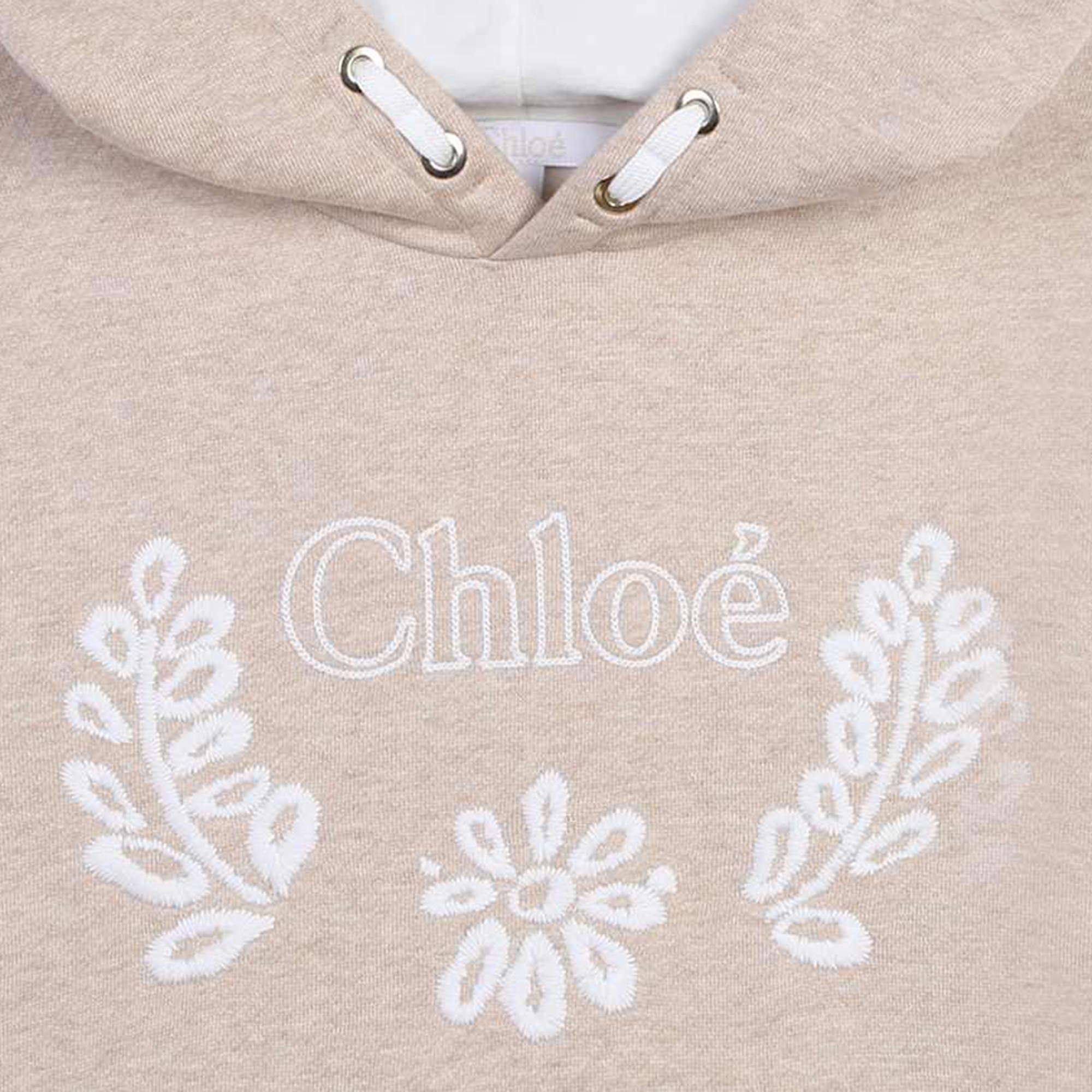 Fleece geborduurd sweatshirt CHLOE Voor