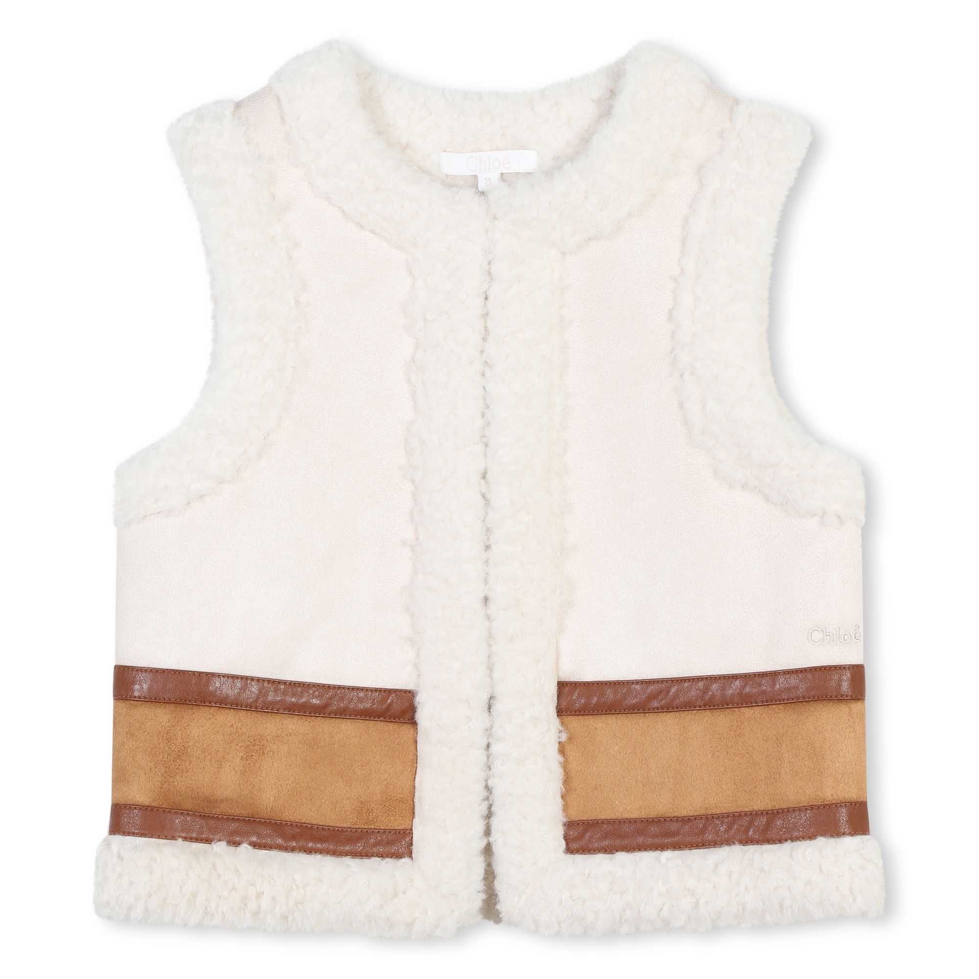 Gilet sans manche bicolore CHLOE pour FILLE