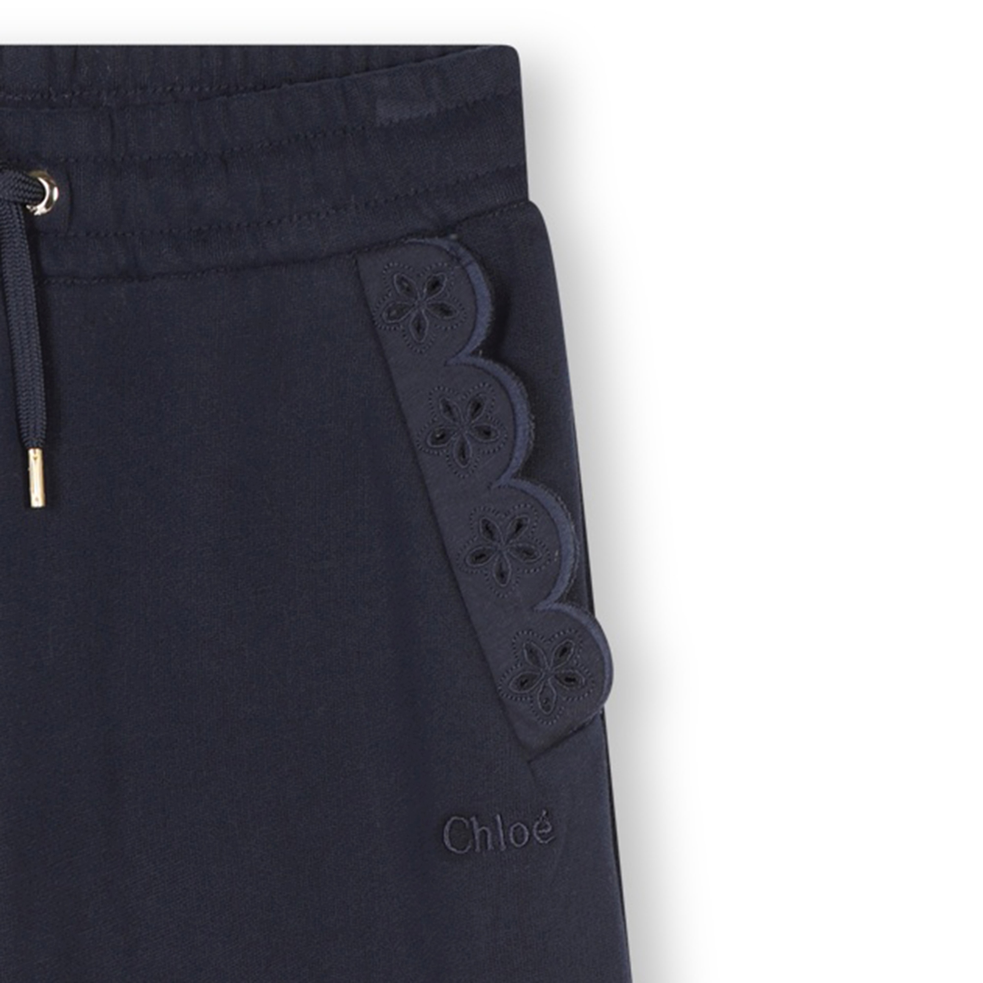 Trousers with scallop details CHLOE for GIRL