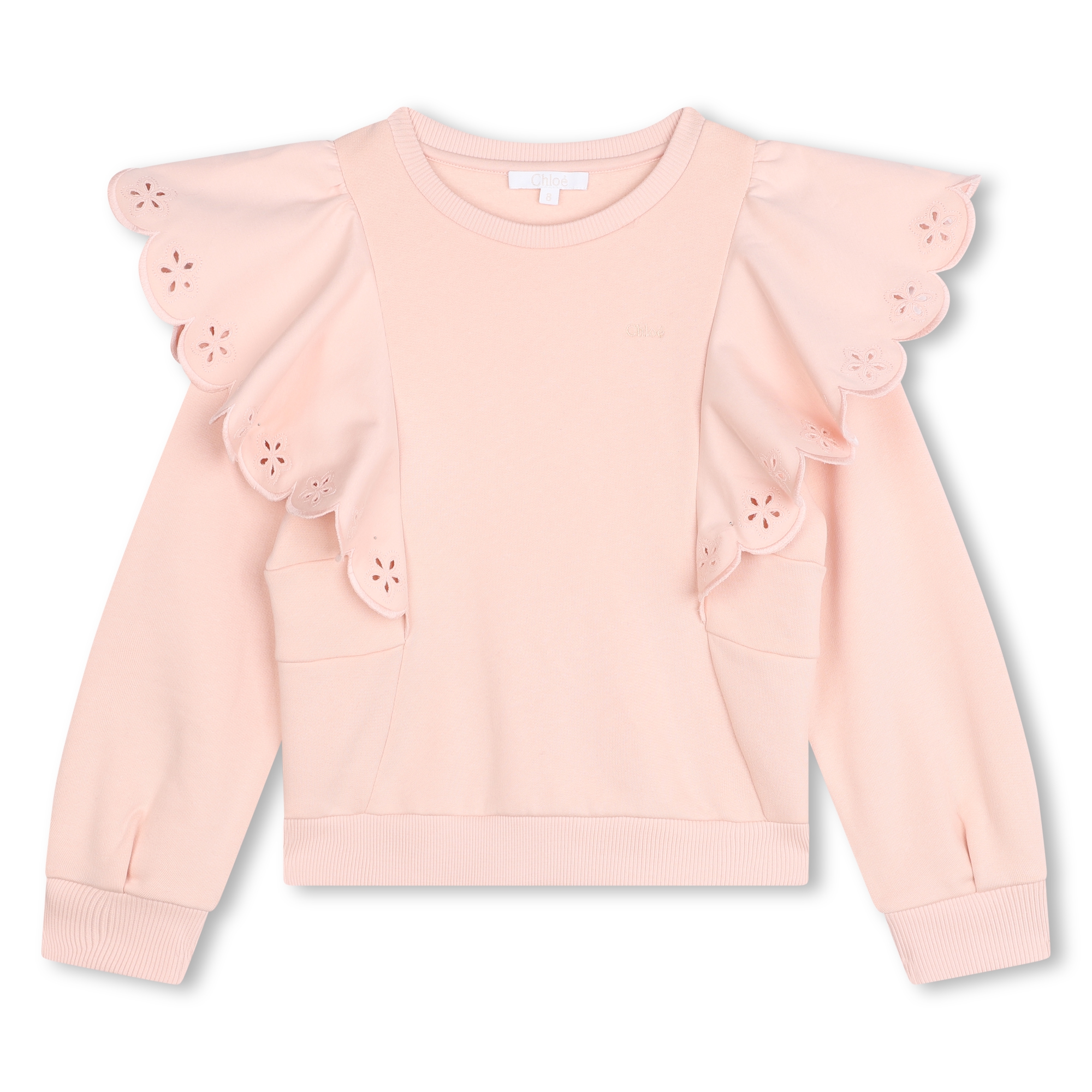 Sweatshirt mit Volants CHLOE Für MÄDCHEN