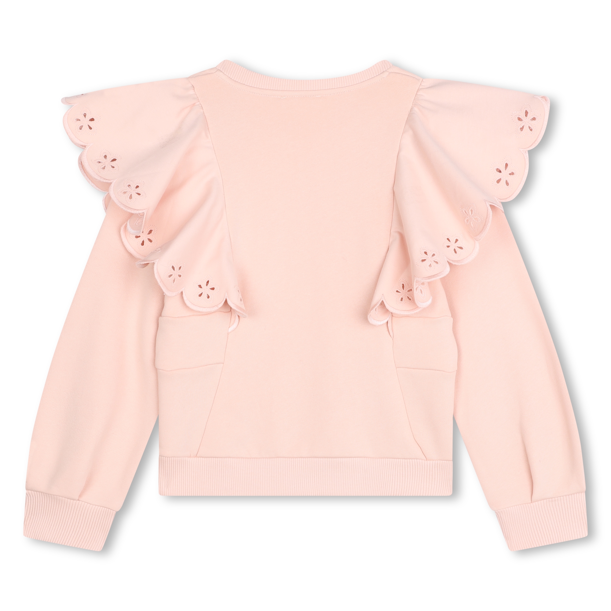 Fleece sweatshirt met volanten CHLOE Voor