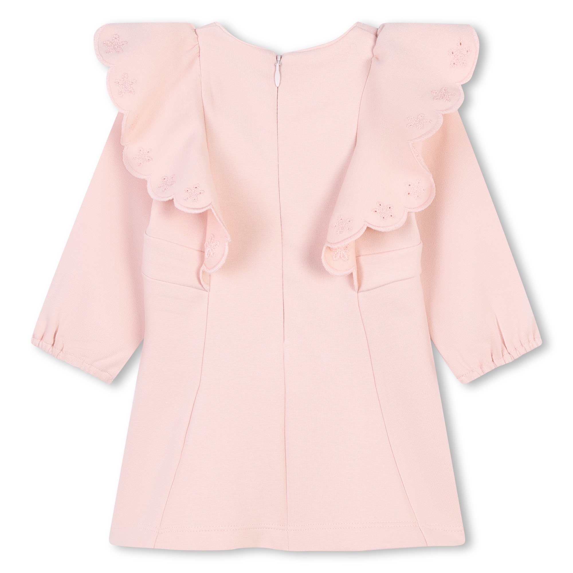 Frilled long-sleeved dress CHLOE for GIRL