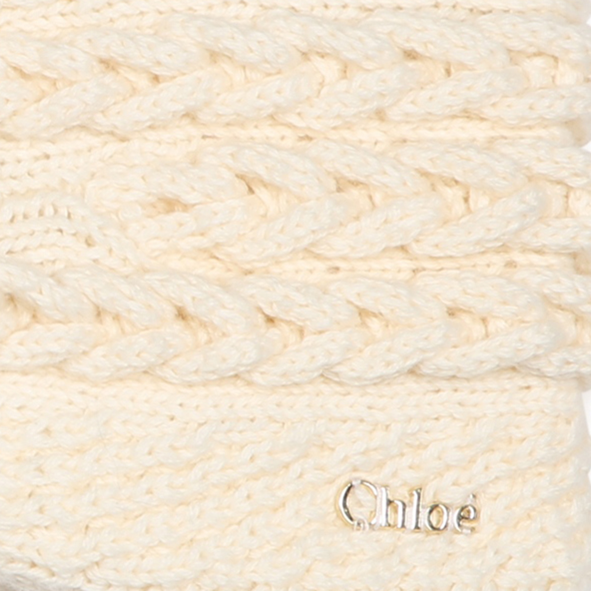 Cotton and wool knit headband CHLOE for GIRL